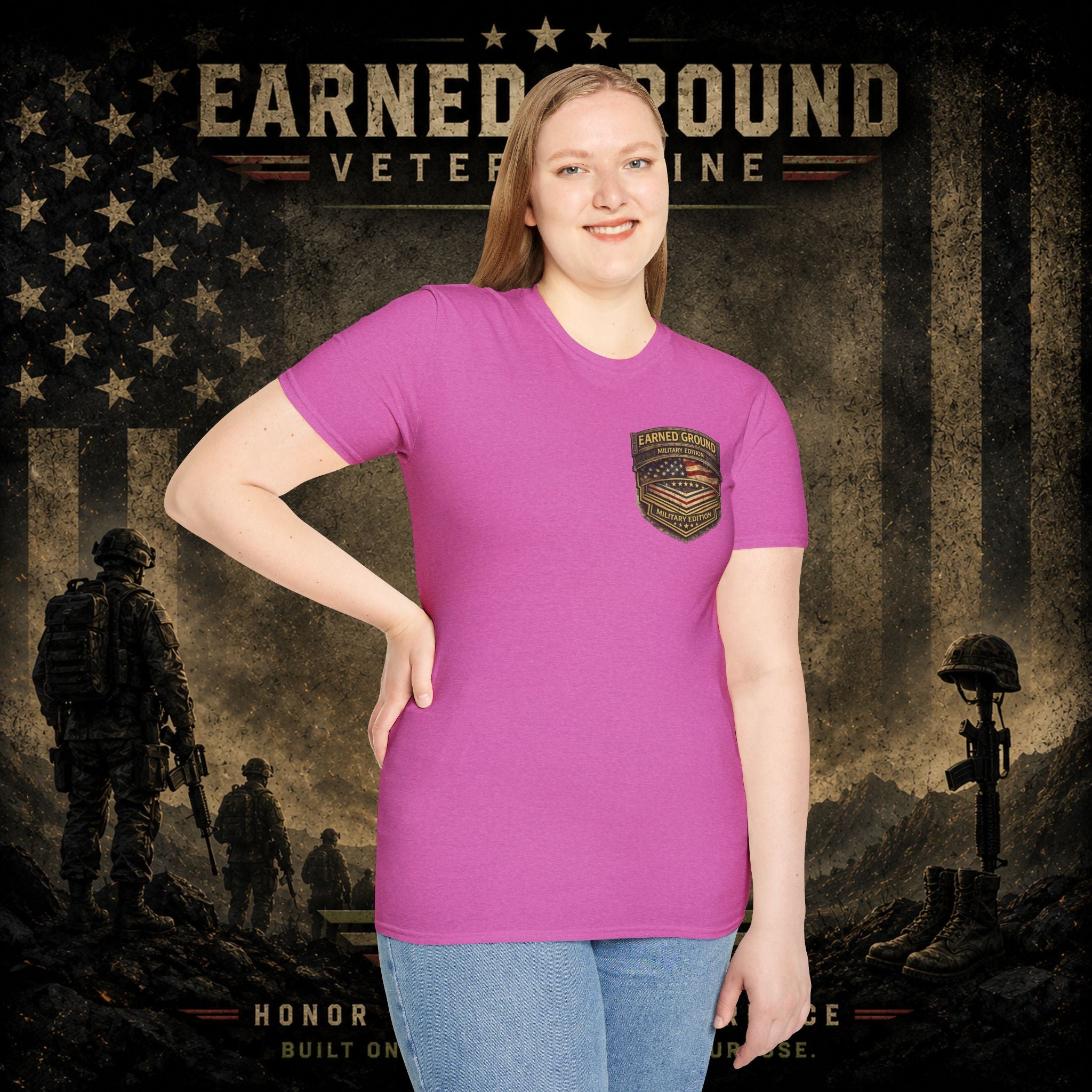 Earned Ground Military Divison — Honor Courage Sacrifice