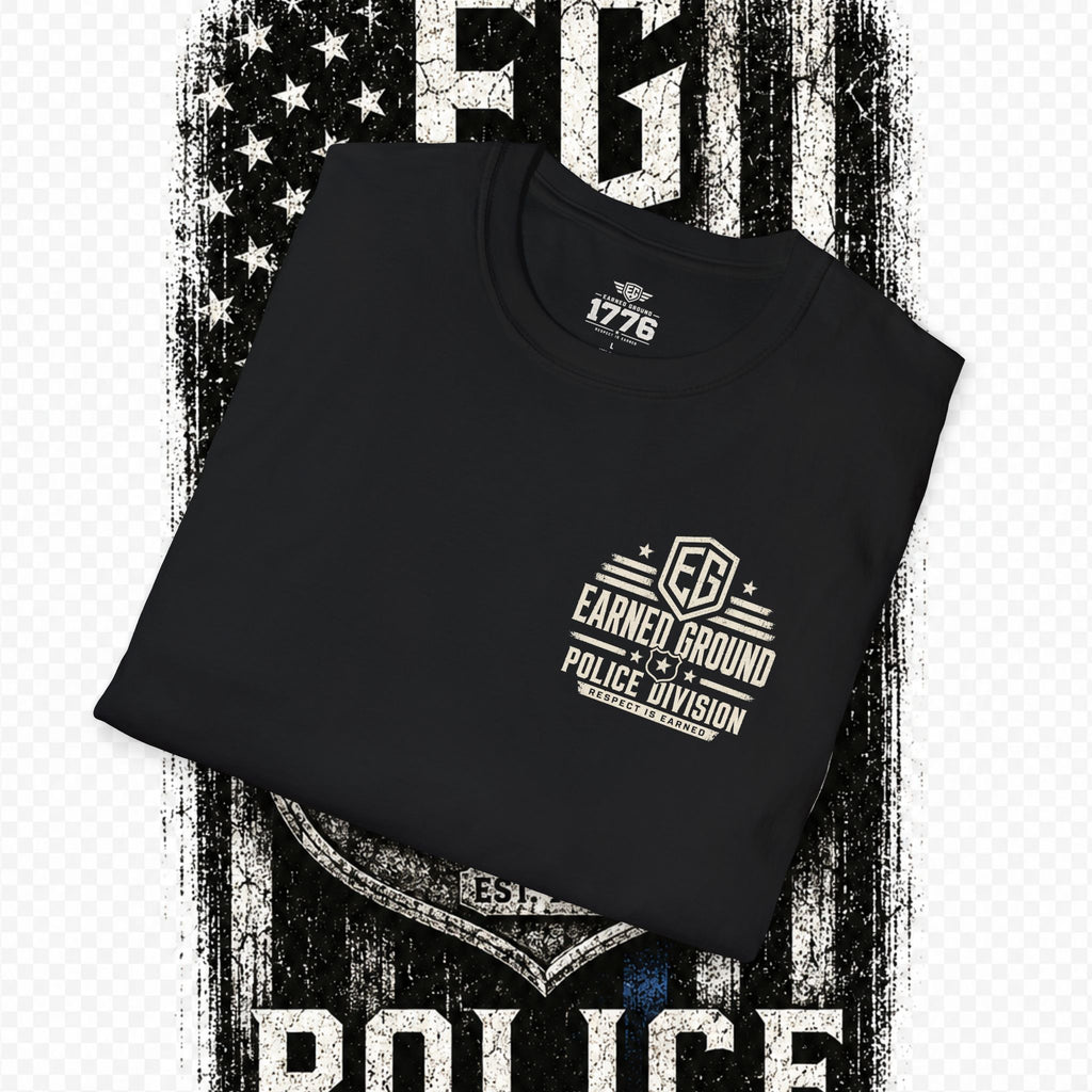 EARNED GROUND POLICE DIVISION--BACK THE BLUE