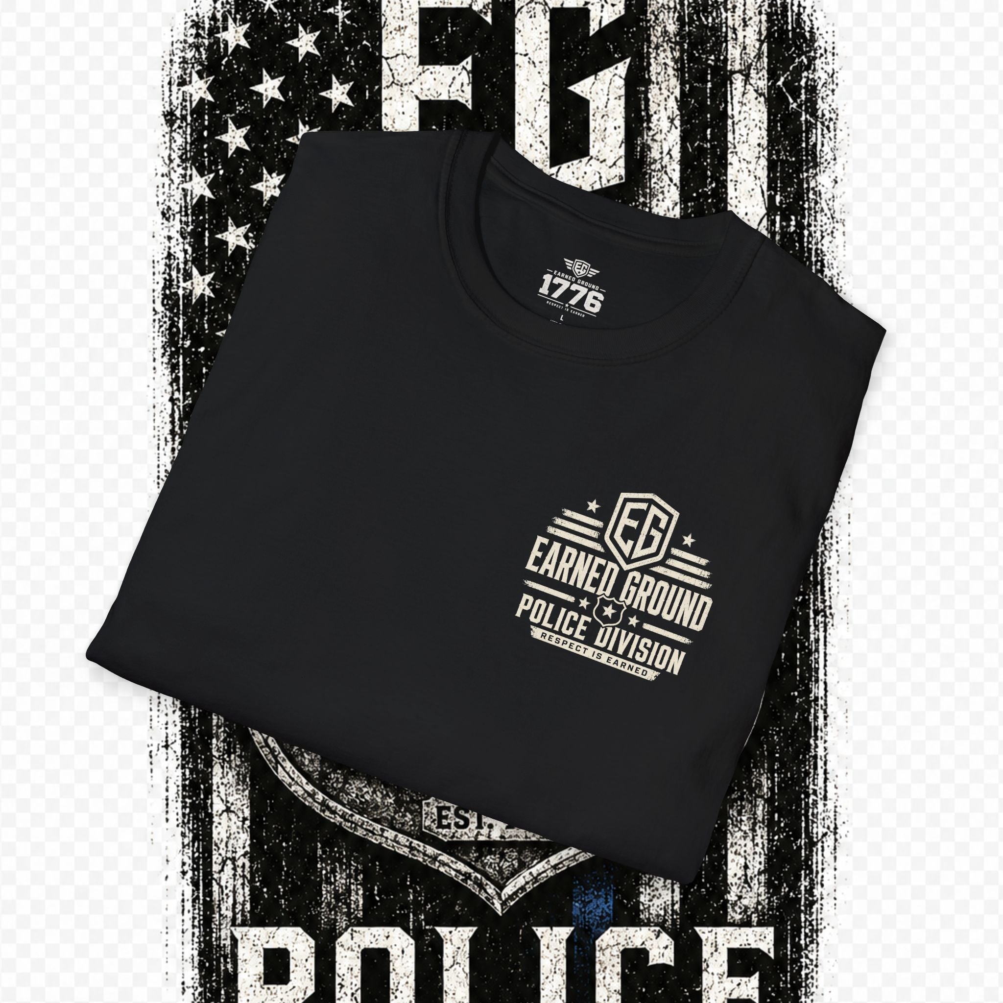 EARNED GROUND POLICE DIVISION--BACK THE BLUE