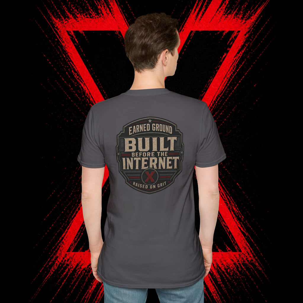 Earned Ground Gen X 1965–1980 Retro Vintage Tee— Gen X 1965–1980 Retro Vintage Tee