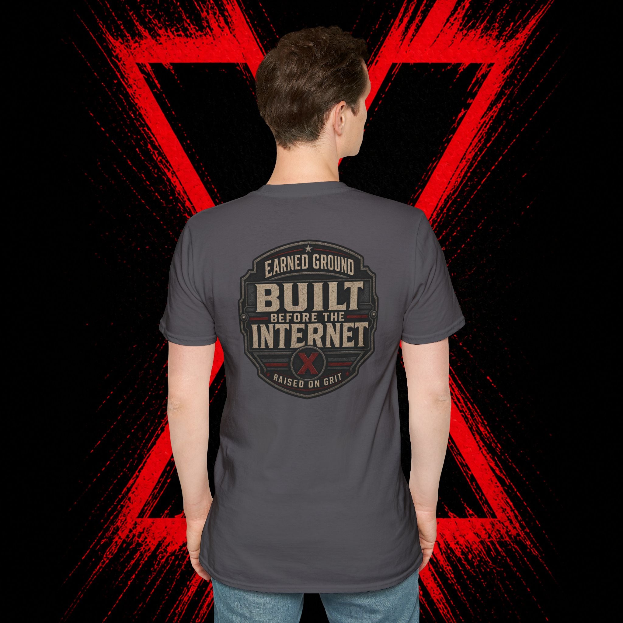 Earned Ground Gen X 1965–1980 Retro Vintage Tee— Gen X 1965–1980 Retro Vintage Tee