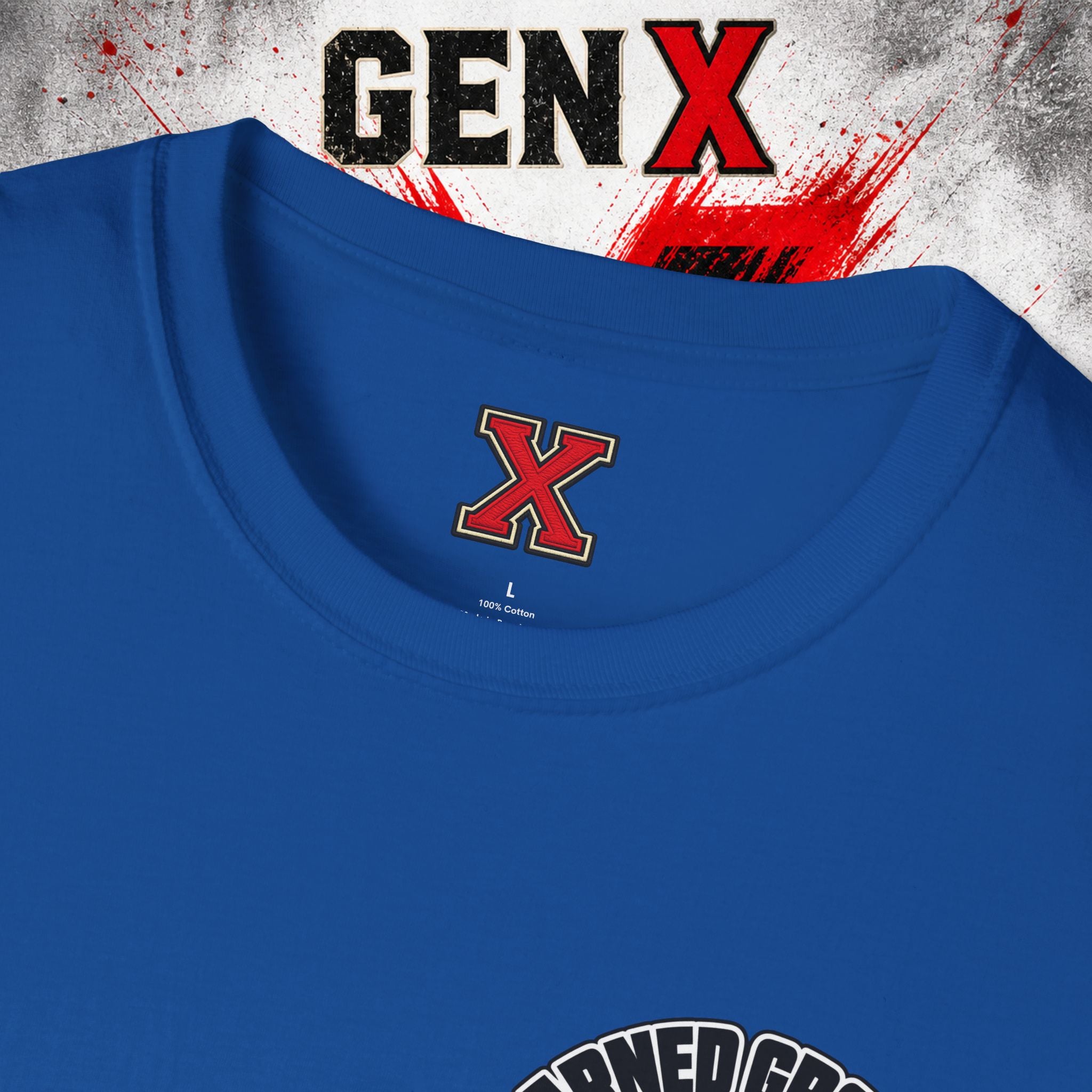 EARNED GROUD Gen X 1965–1980 Retro Logo T-Shirt