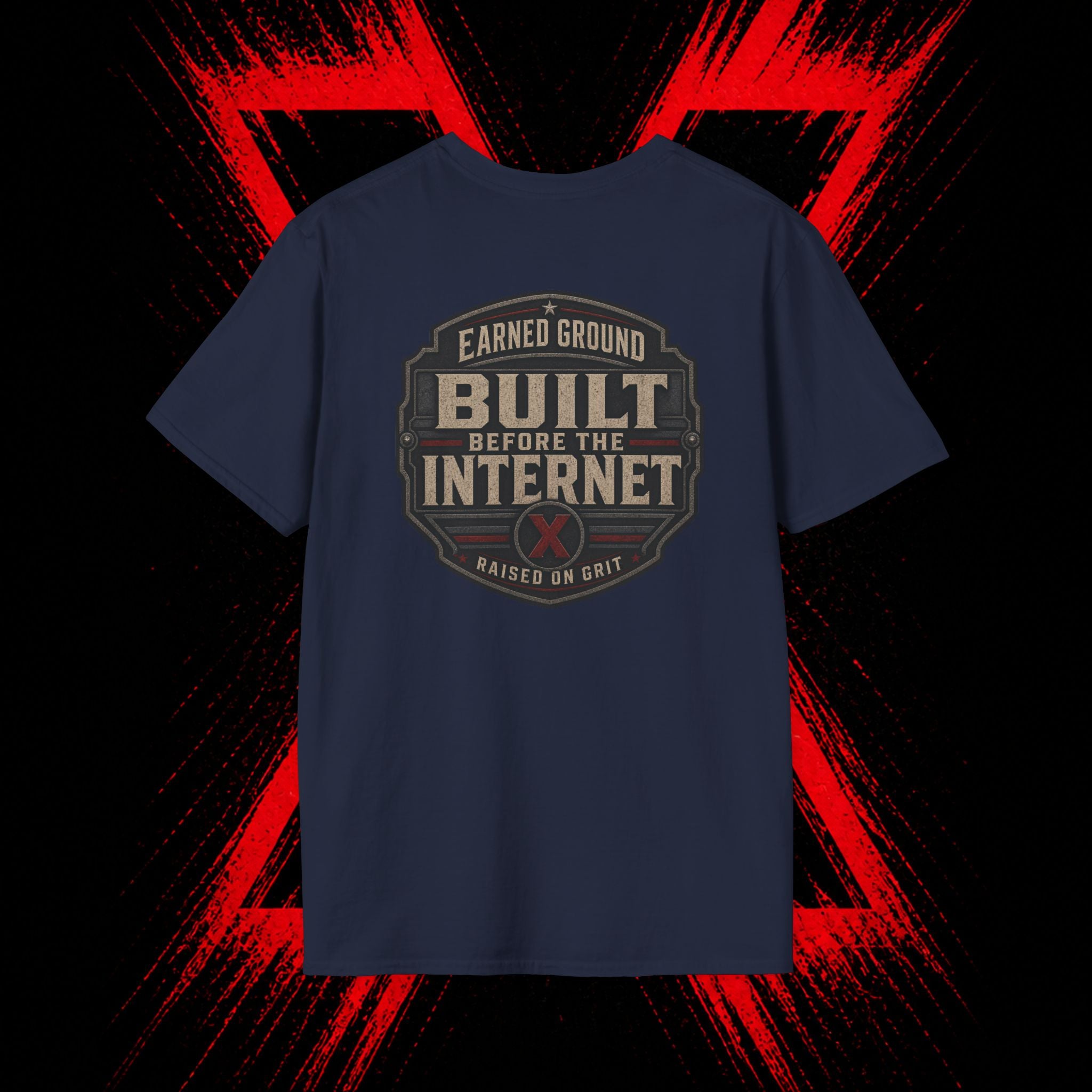 Earned Ground Gen X 1965–1980 Retro Vintage Tee— Gen X 1965–1980 Retro Vintage Tee