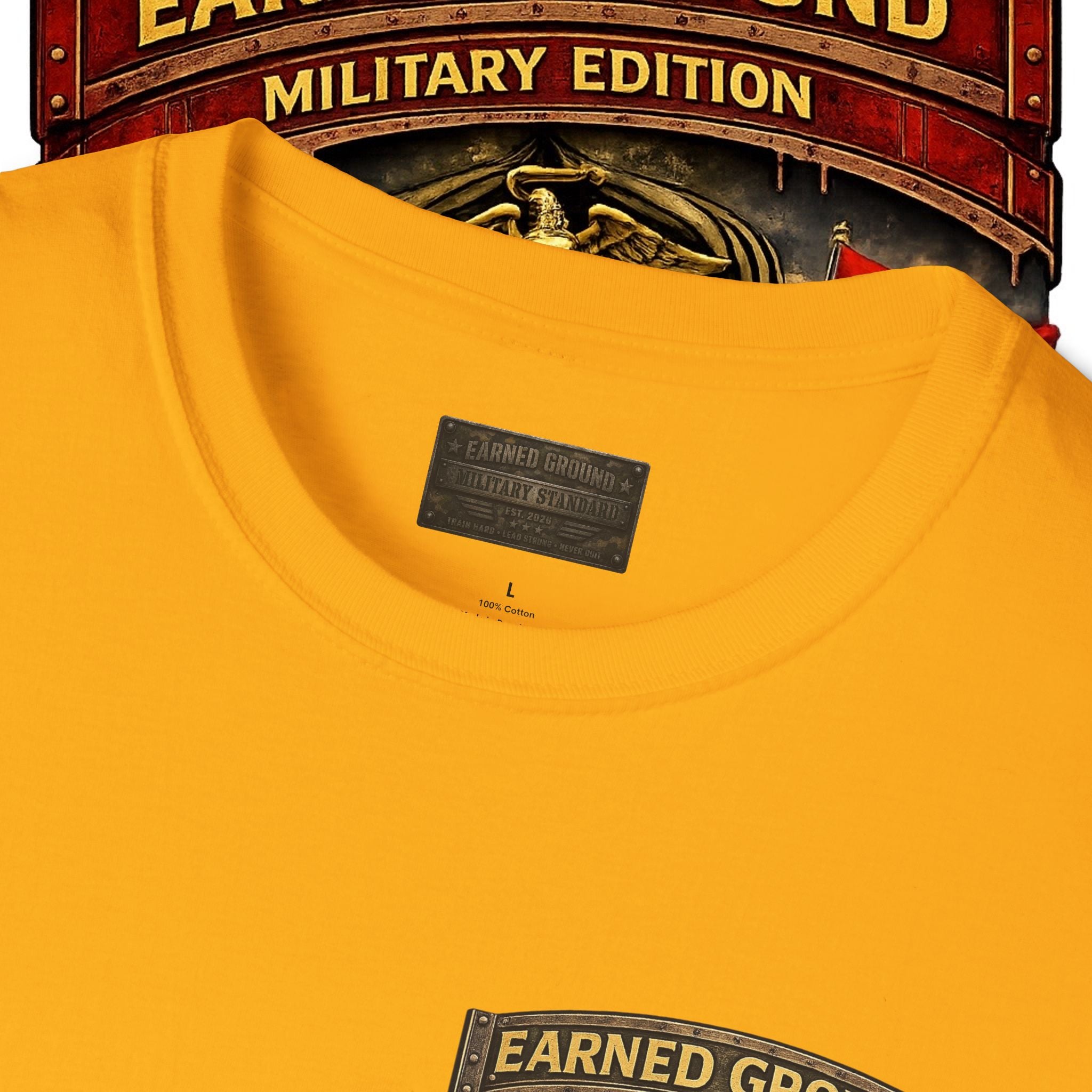 Earned Ground Military Edition USMC — USMC Military Tribute Pocket Tee