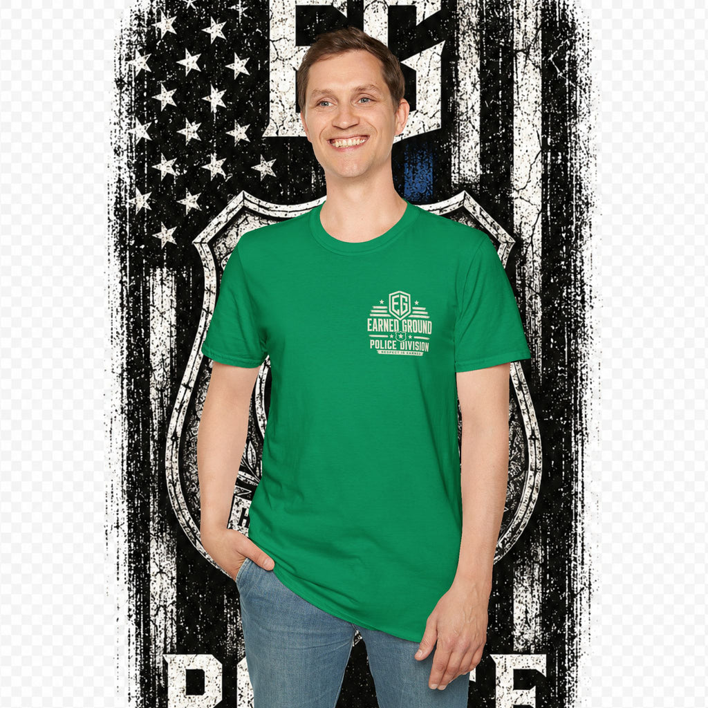 EARNED GROUND POLICE DIVISION--BACK THE BLUE