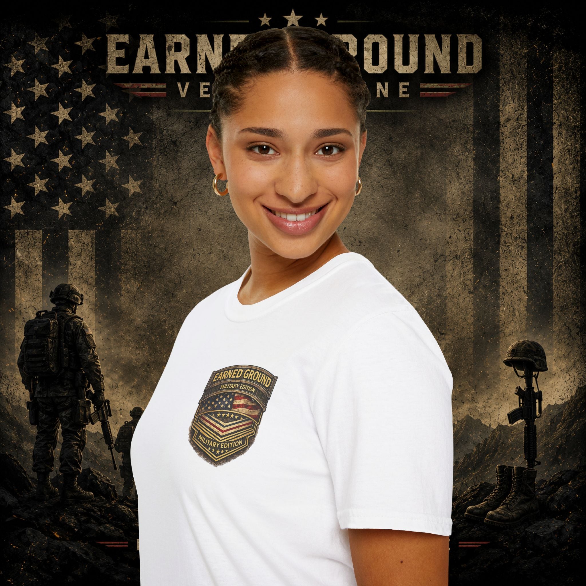Earned Ground Military Divison — Honor Courage Sacrifice