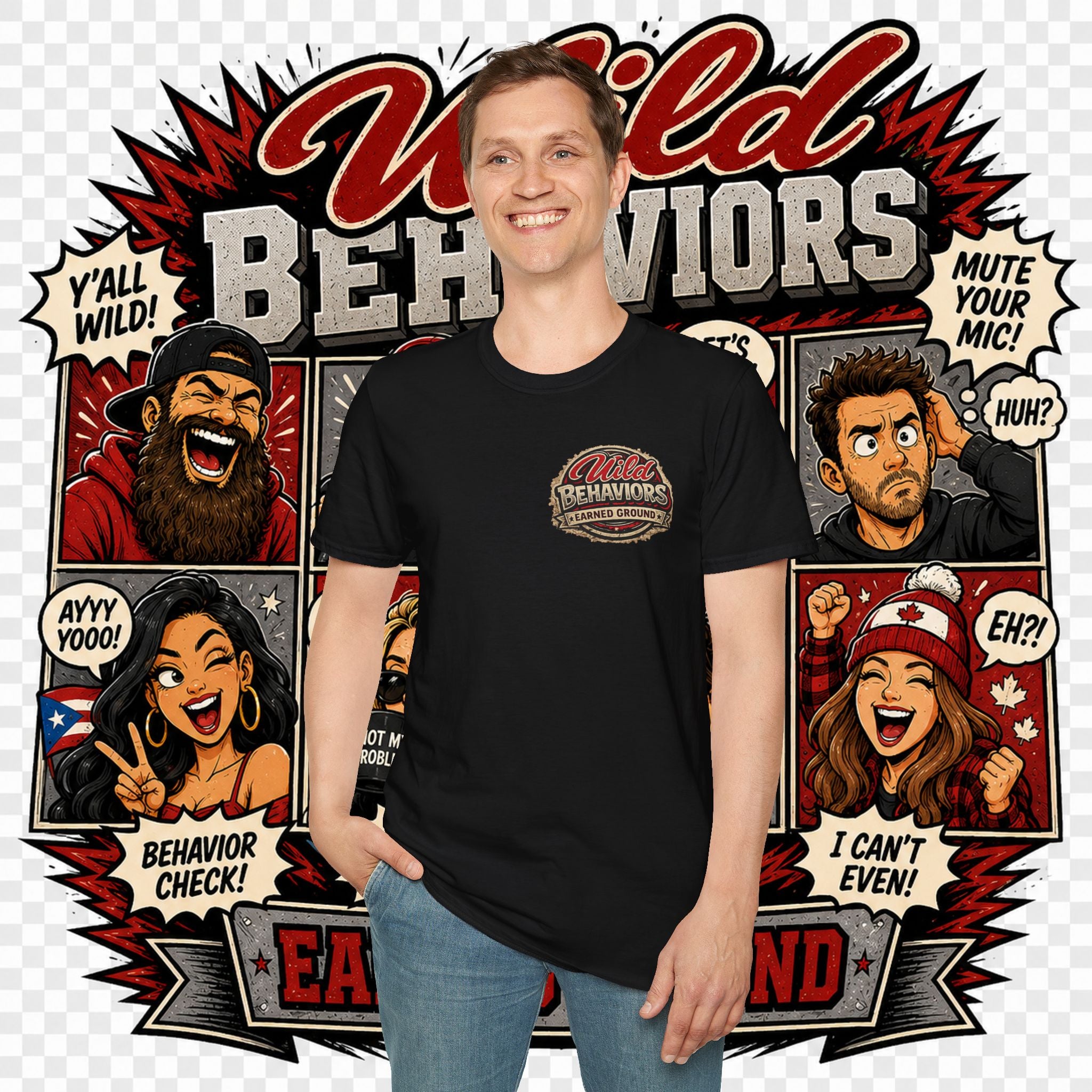 Earned Ground-- "Wild Behaviors" Tee