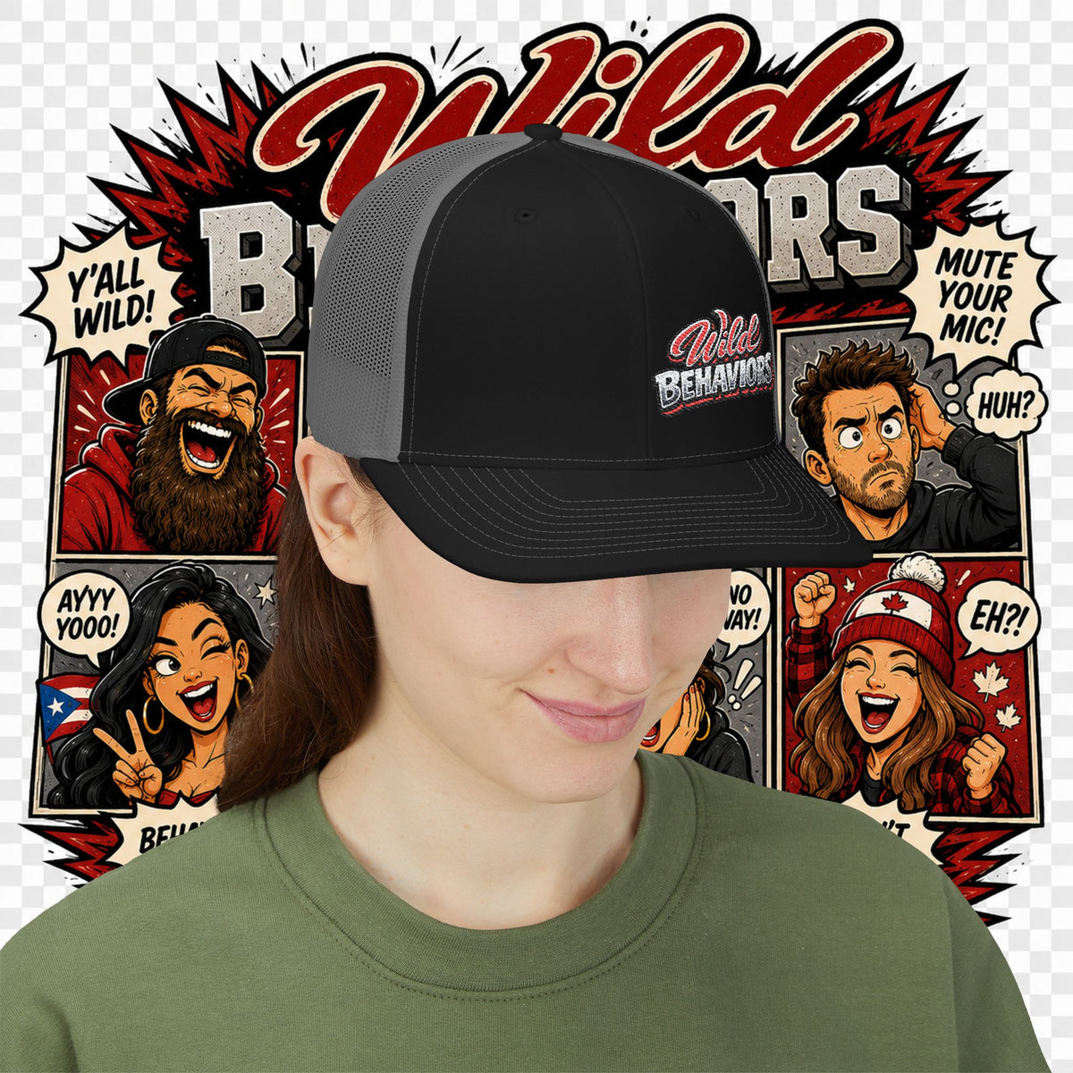 Earned Ground "Wild Behaviors" Richardson 112 – Retro Patch Trucker Hat