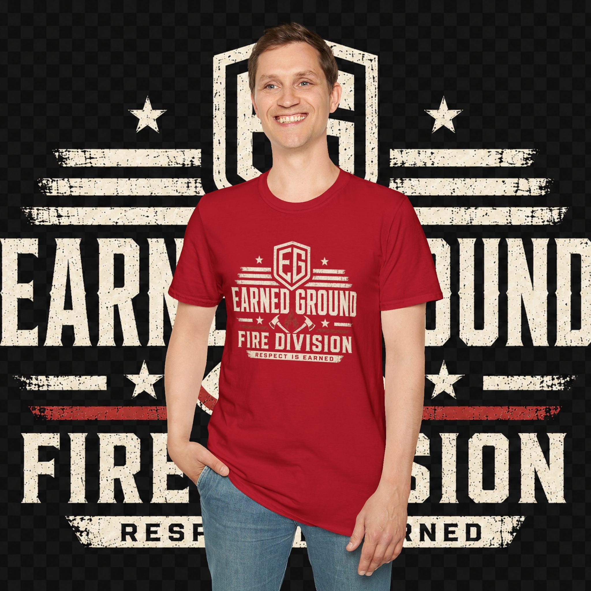 Earned Ground Fire Division T‑Shirt