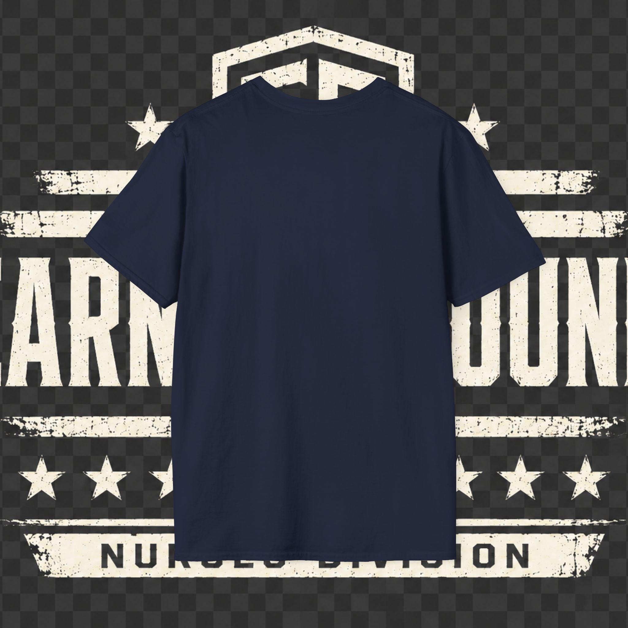 Earned Ground Nurses Division T-Shirt — Nurse Appreciation Medical Heartbeat Tee