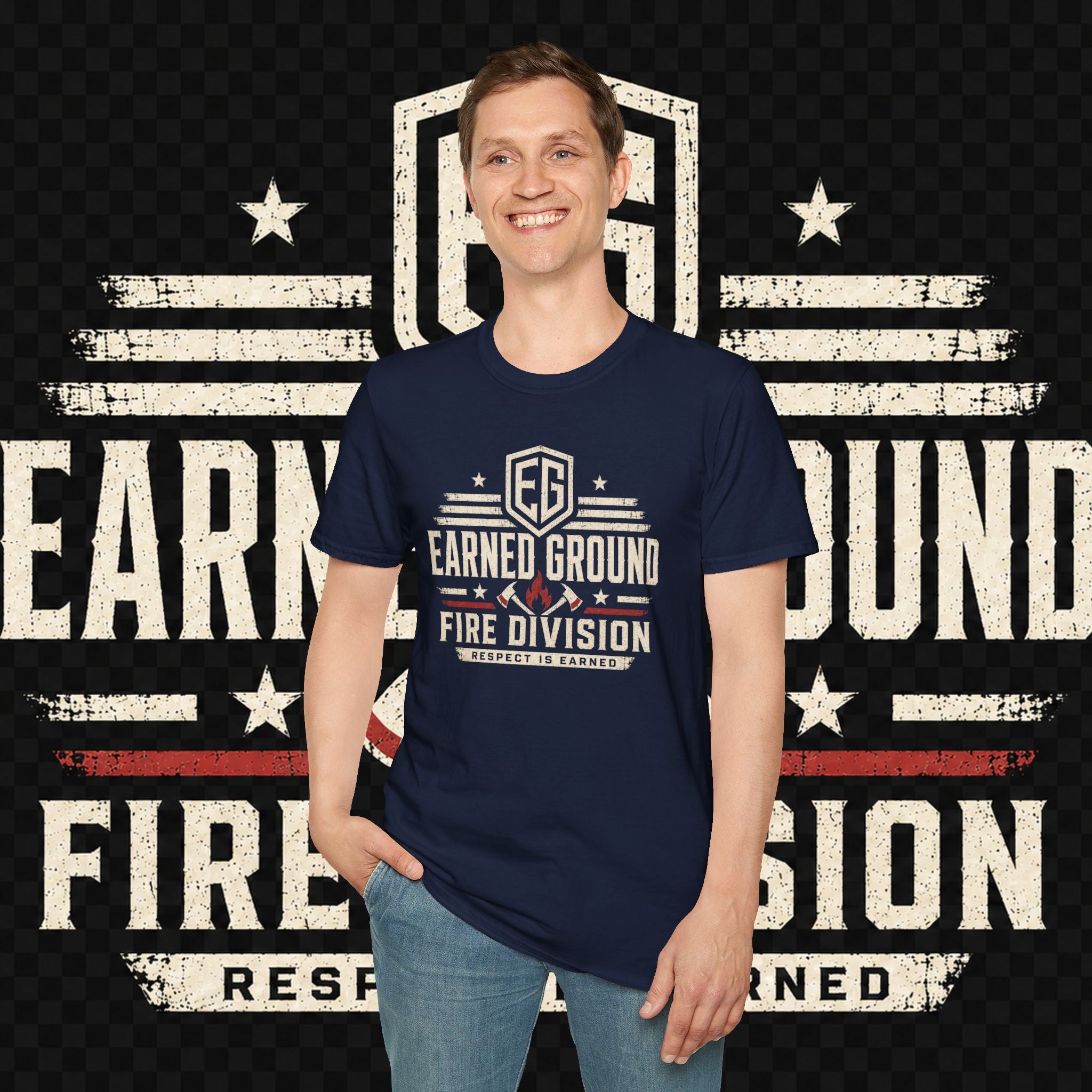 Earned Ground Fire Division T‑Shirt