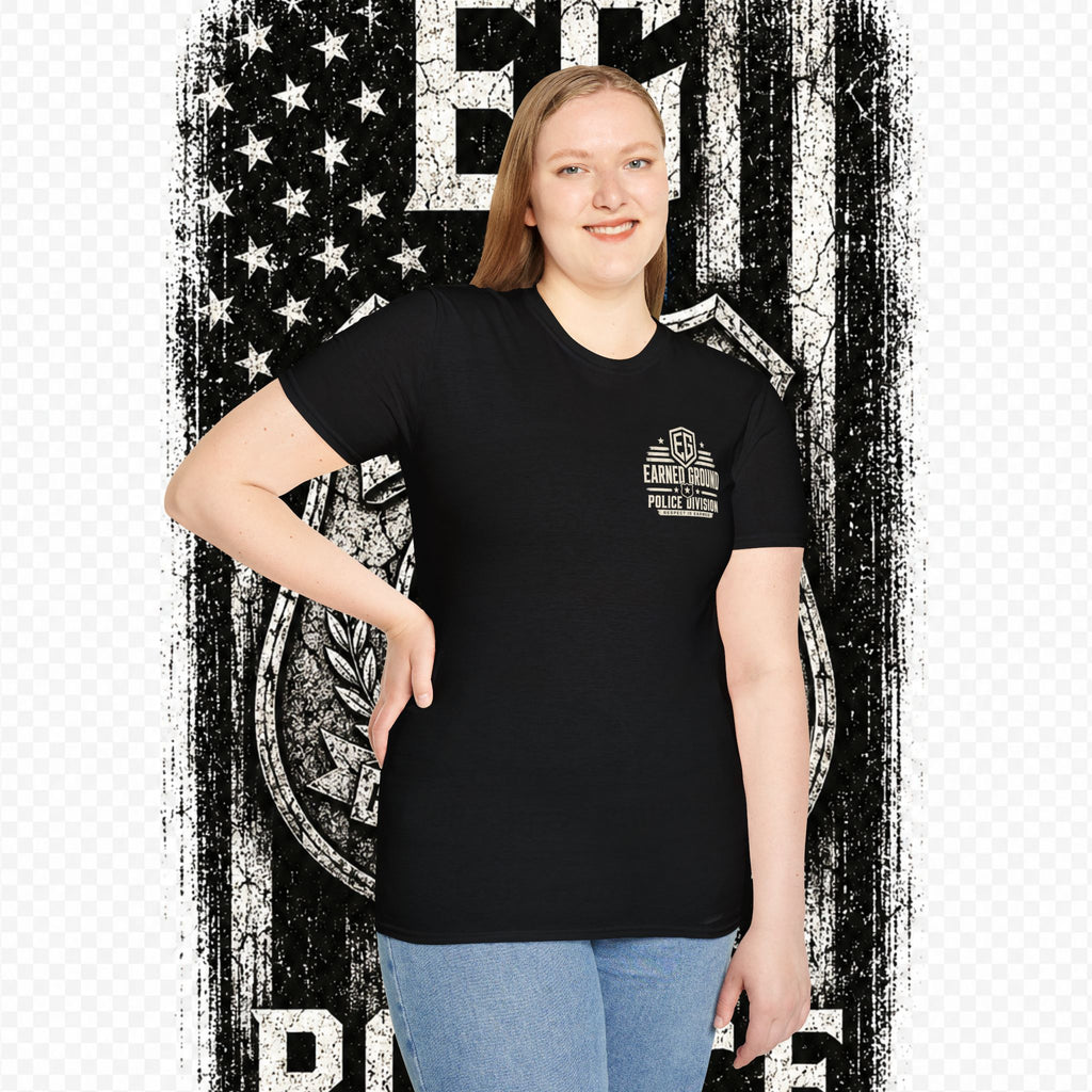 EARNED GROUND POLICE DIVISION--BACK THE BLUE