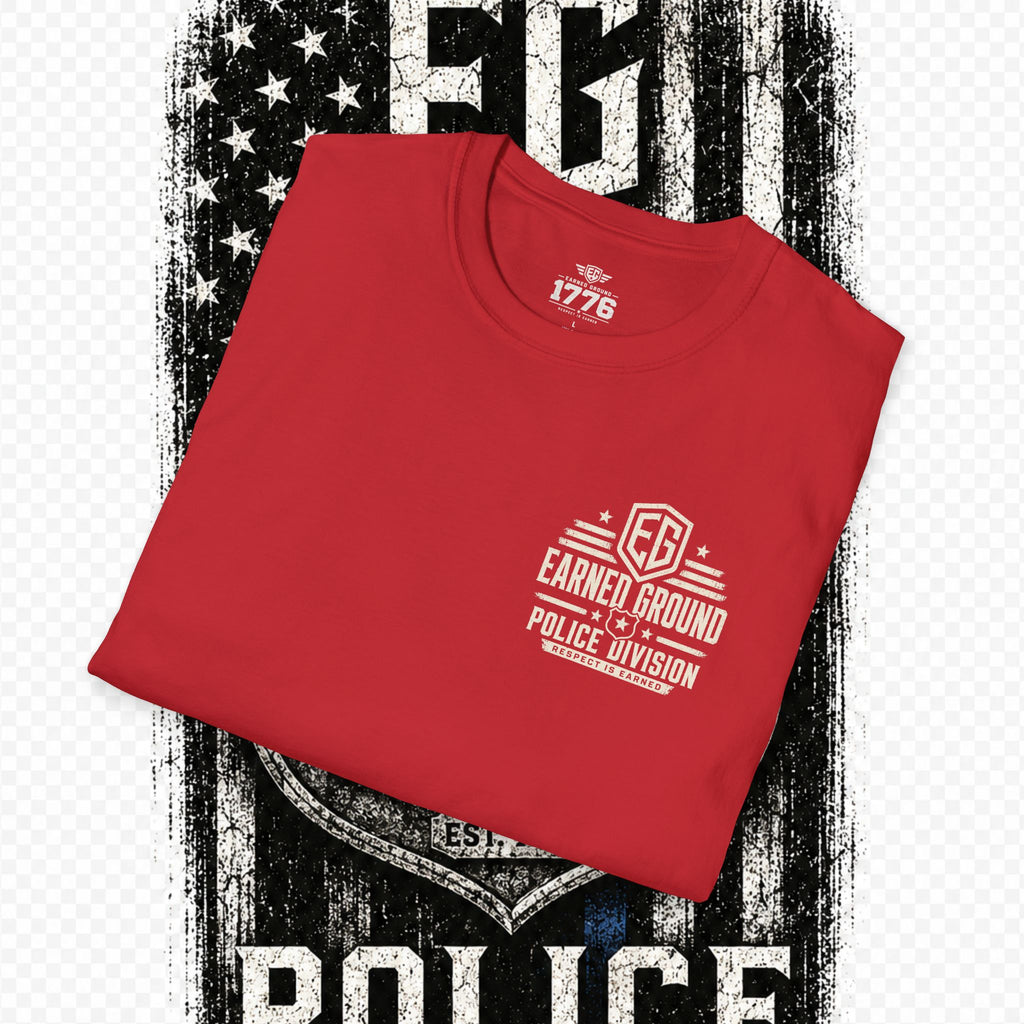 EARNED GROUND POLICE DIVISION--BACK THE BLUE