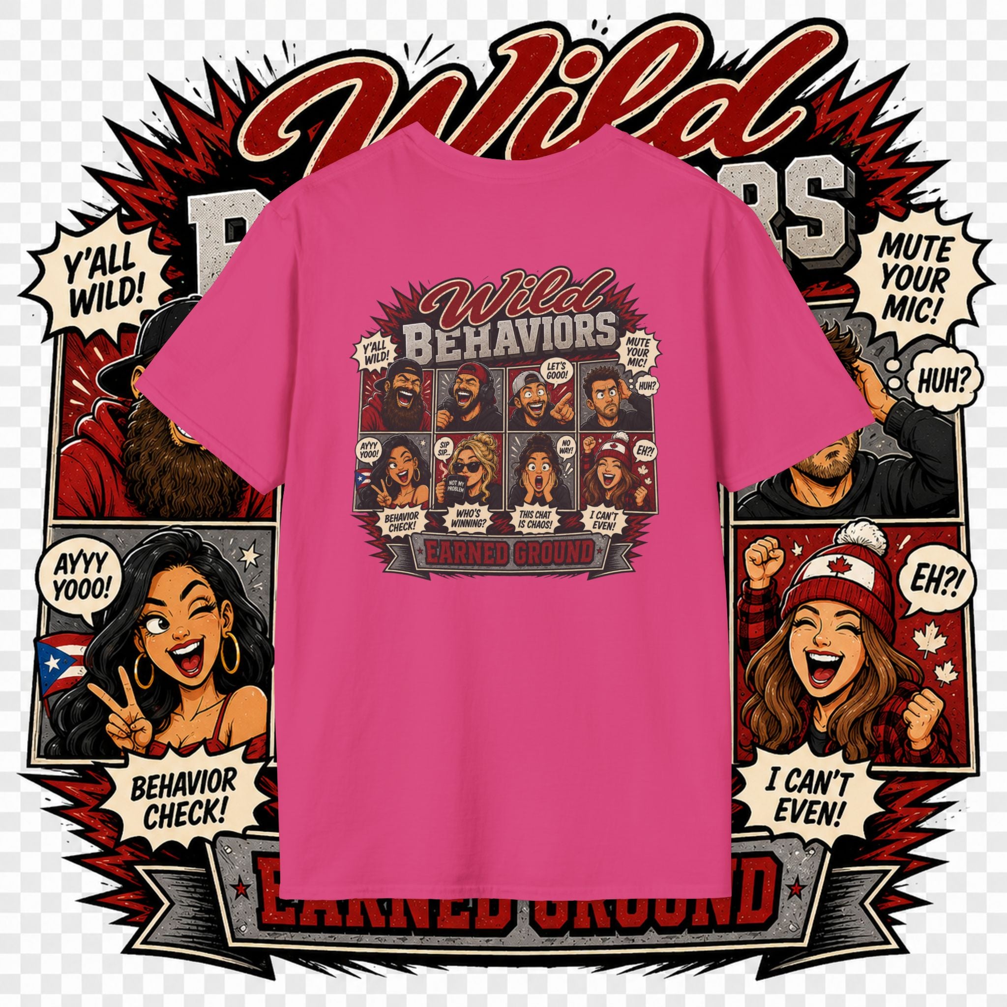 Earned Ground-- "Wild Behaviors" Tee