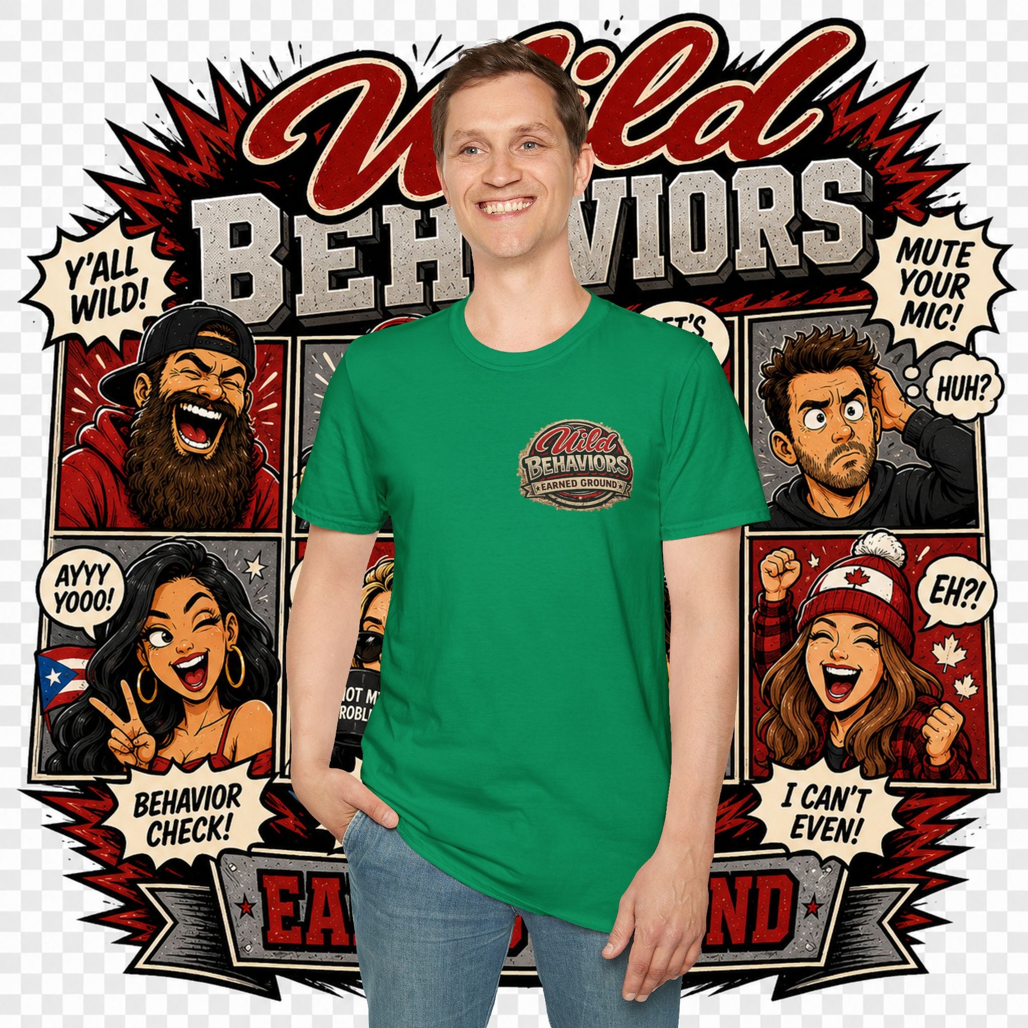 Earned Ground-- "Wild Behaviors" Tee