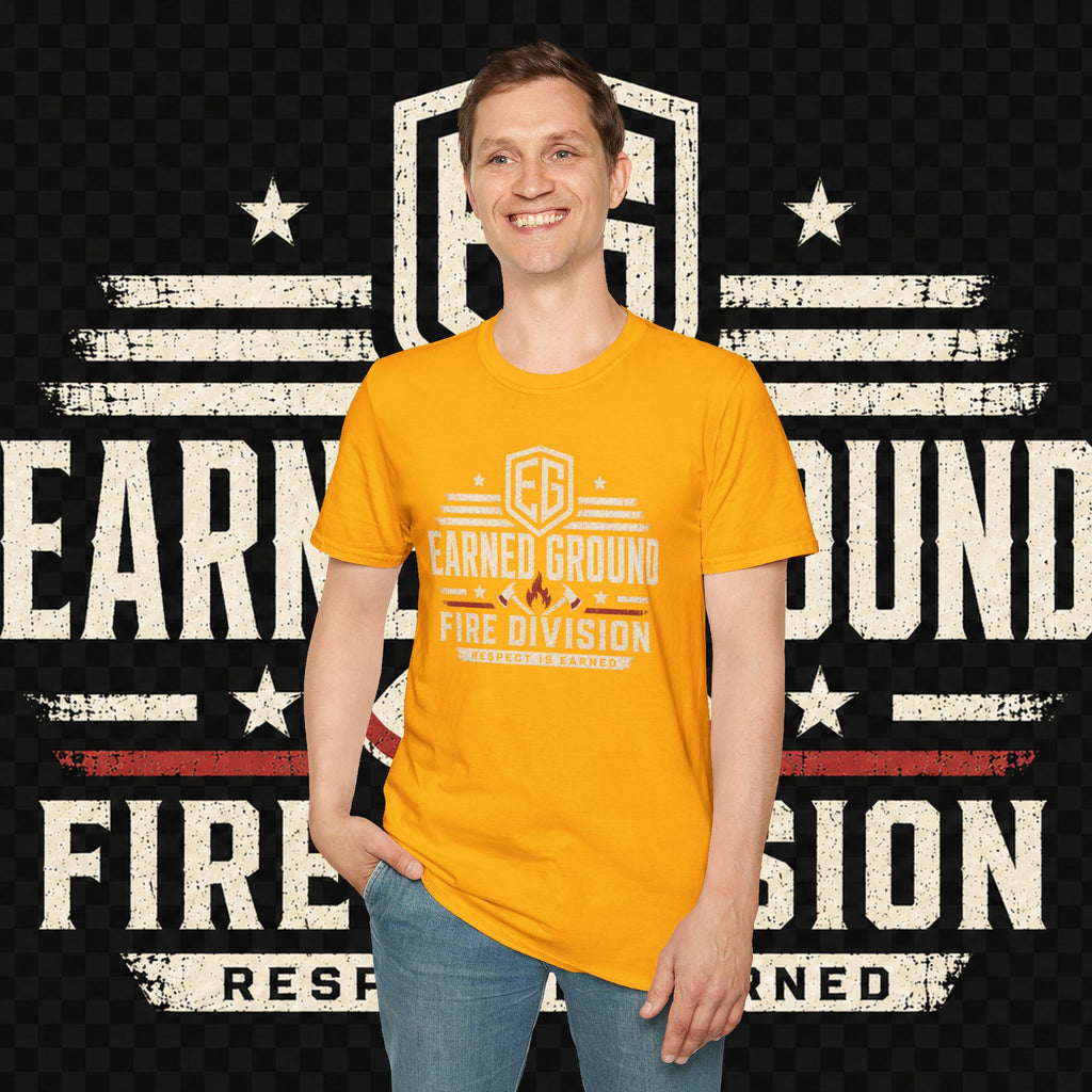 Earned Ground Fire Division T‑Shirt