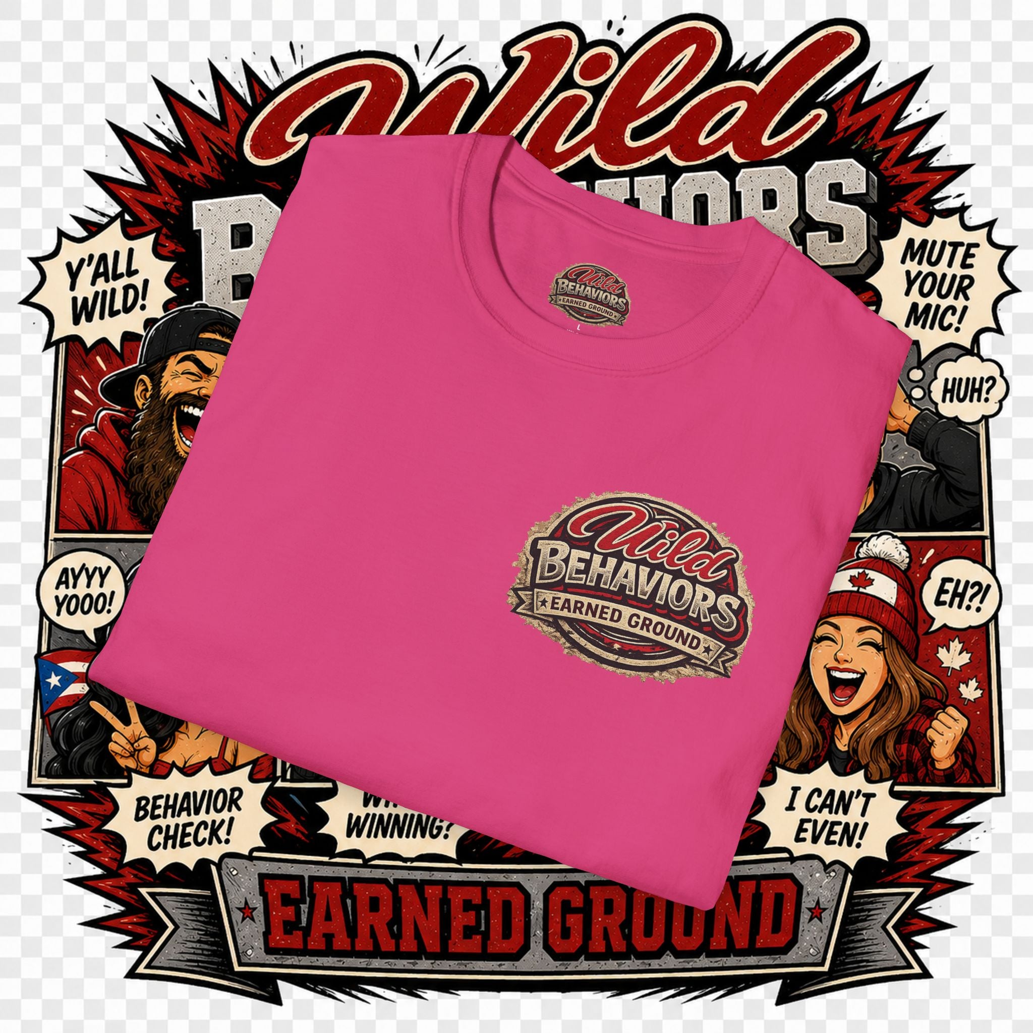 Earned Ground-- "Wild Behaviors" Tee