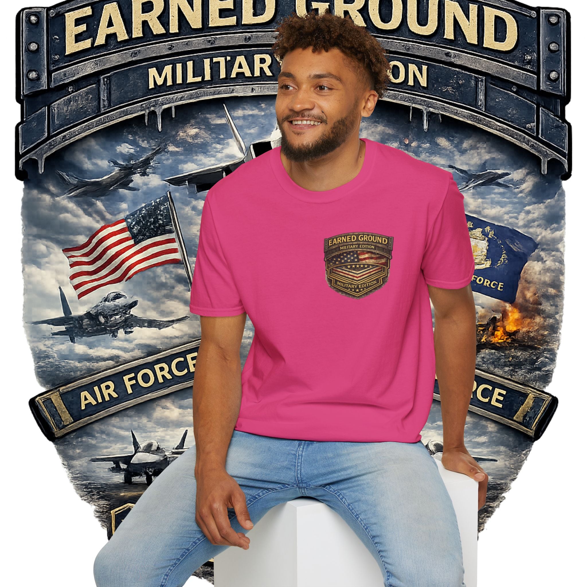 EARNED GROUND AIR FORCE EDITION---"FLY HIGH" AIR FORCE EDITION