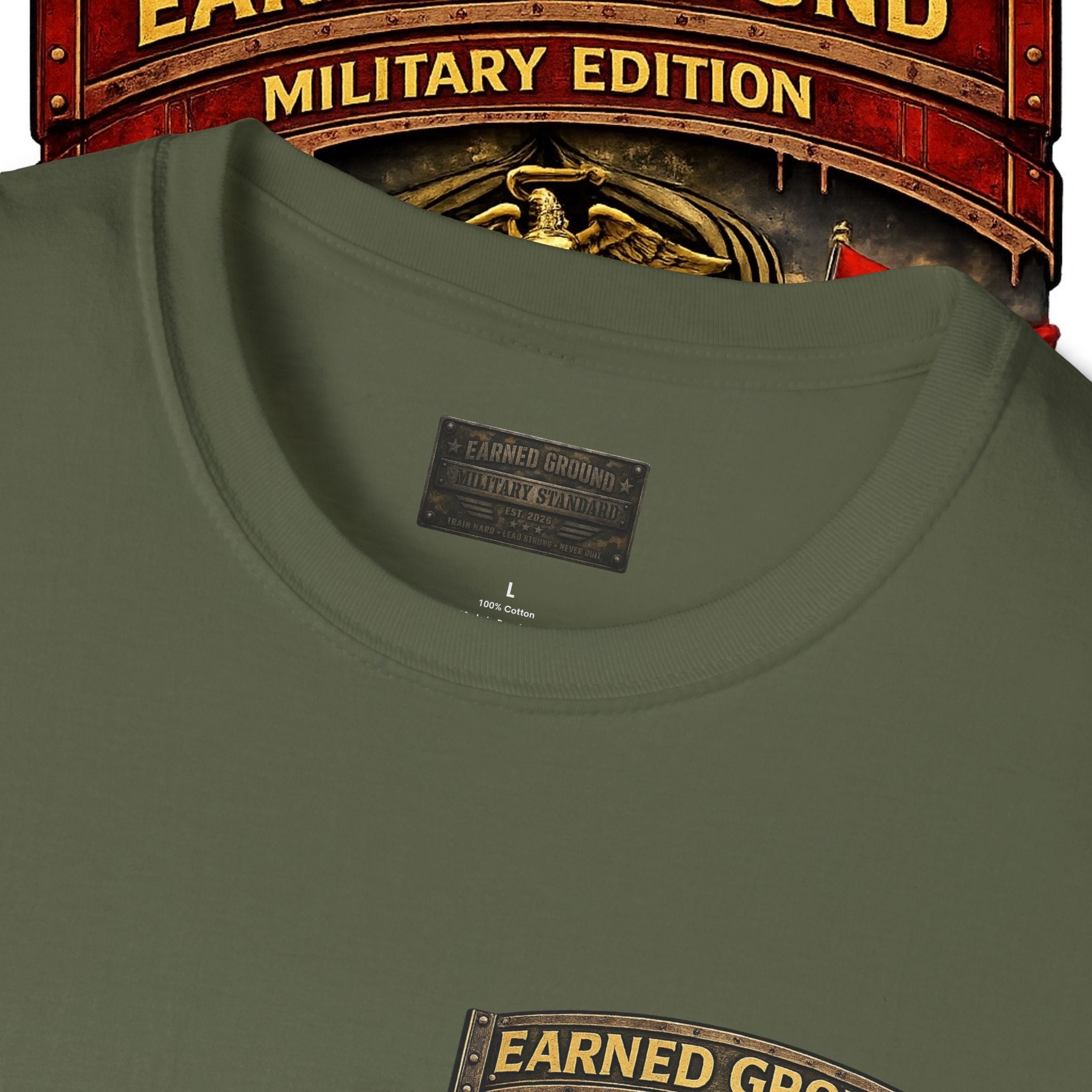 Earned Ground Military Edition USMC — USMC Military Tribute Pocket Tee