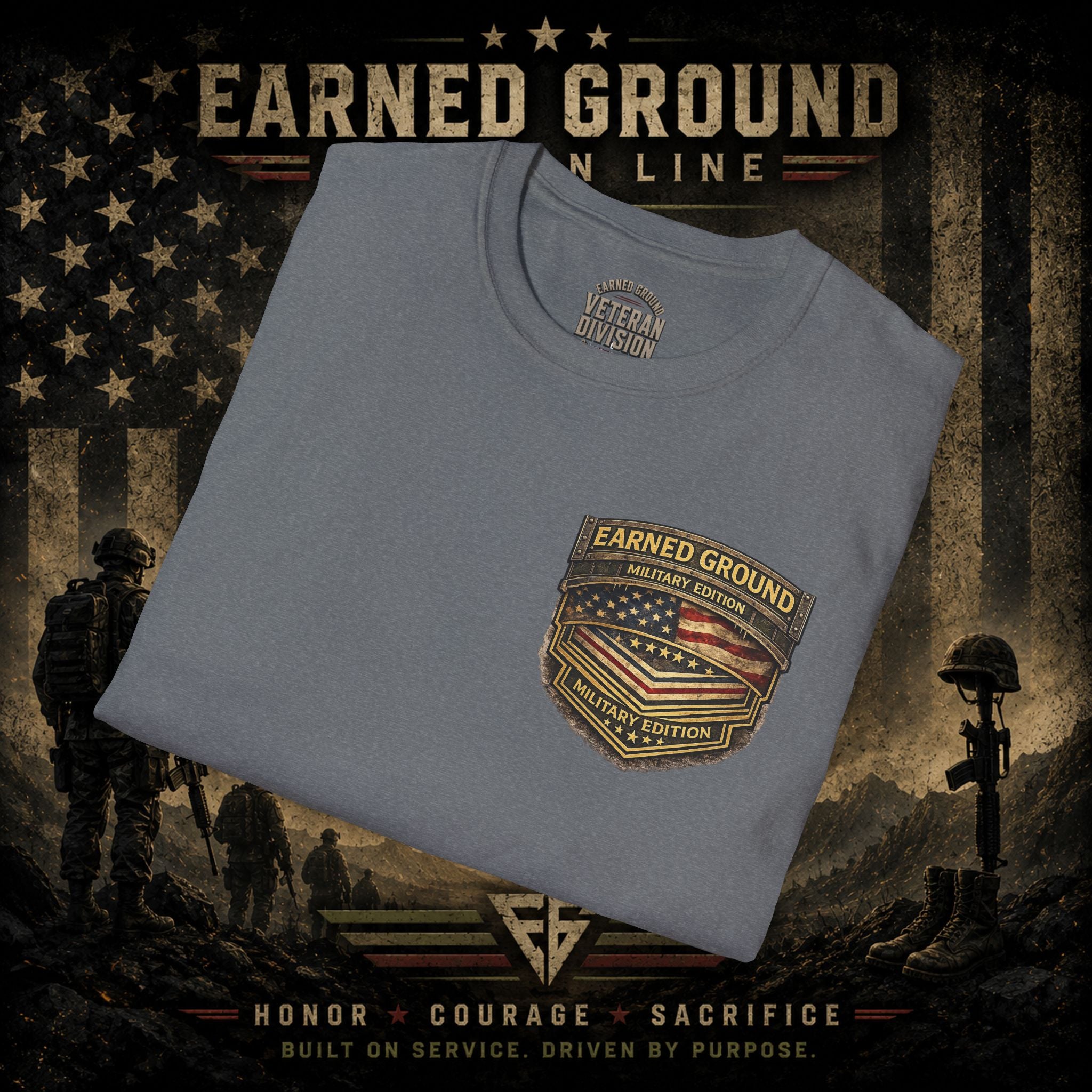 Earned Ground Military Divison — Honor Courage Sacrifice