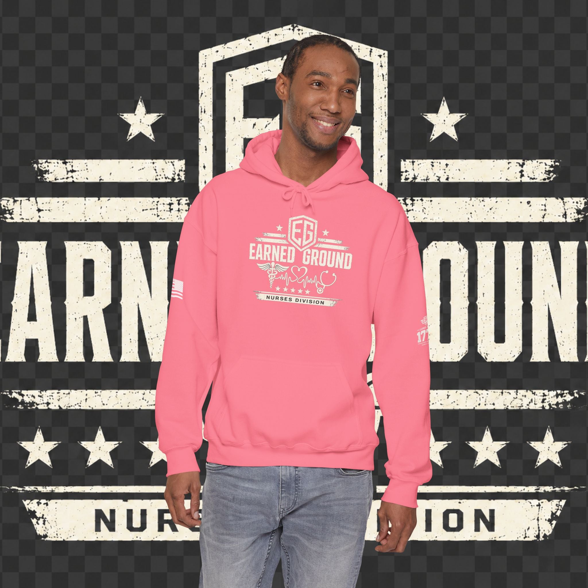 Earned Ground Nurses Division Hoodie — Nurse Tribute Pullover