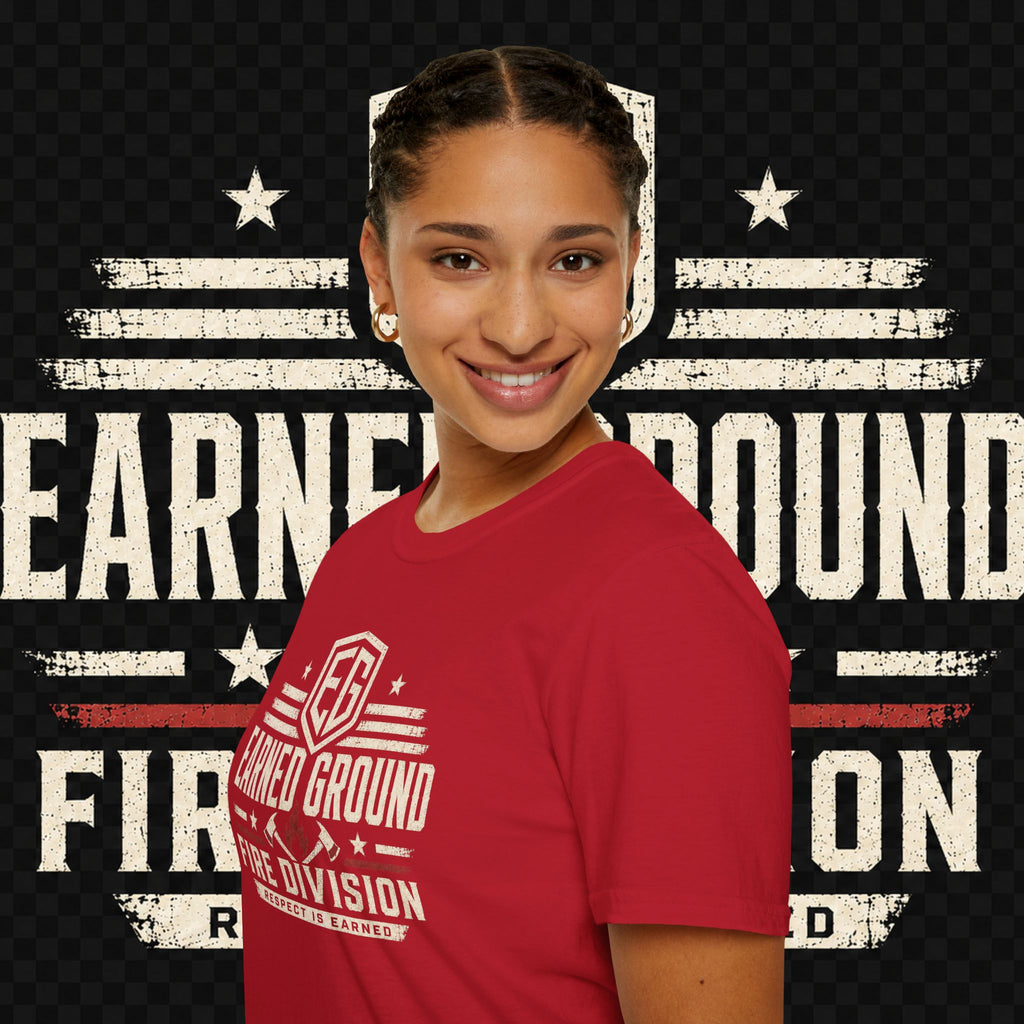 Earned Ground Fire Division T‑Shirt