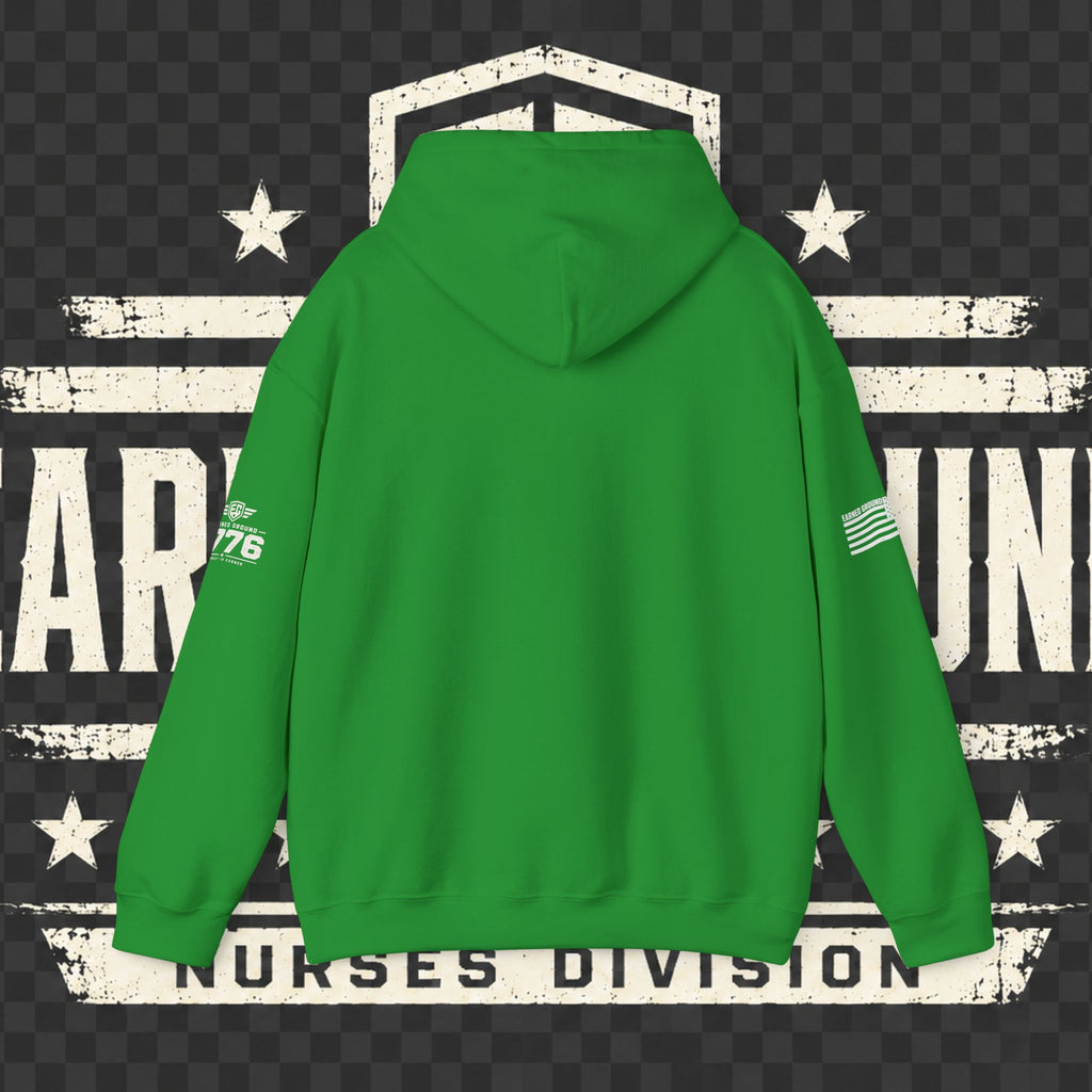 Earned Ground Nurses Division Hoodie — Nurse Tribute Pullover