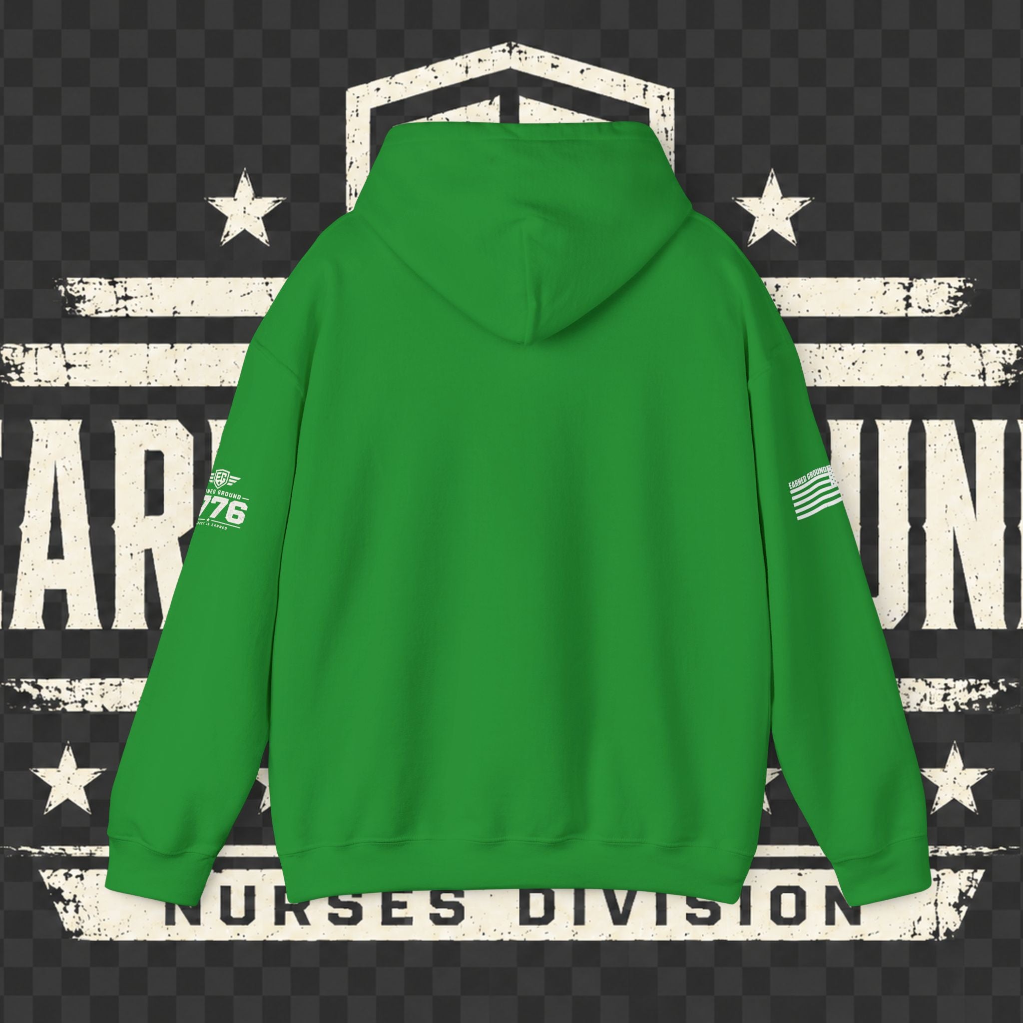 Earned Ground Nurses Division Hoodie — Nurse Tribute Pullover