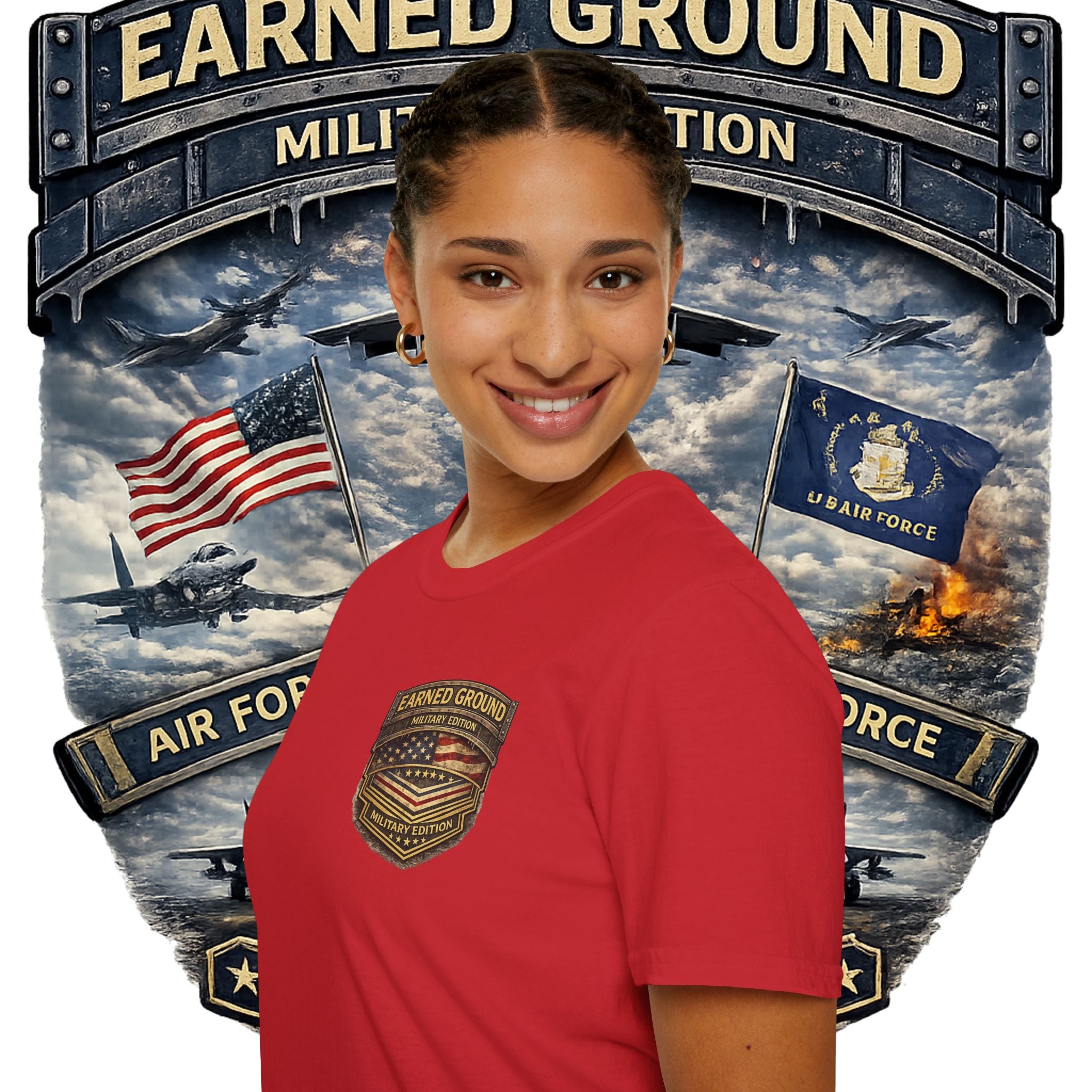 EARNED GROUND AIR FORCE EDITION---"FLY HIGH" AIR FORCE EDITION