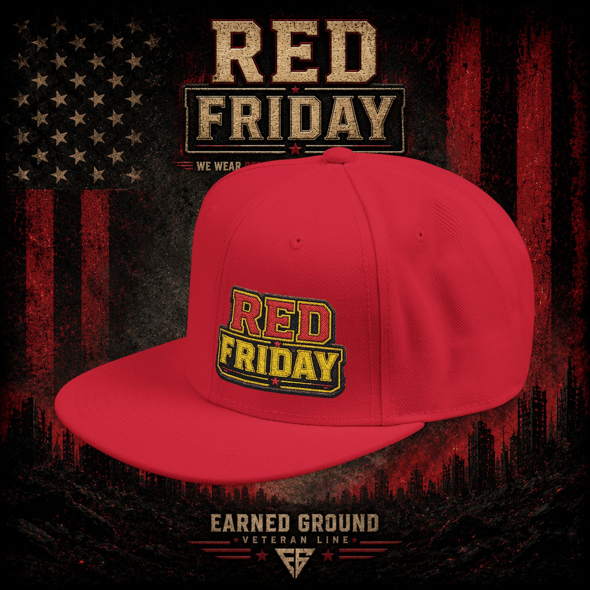 Red Friday Until They All Come Home  – RED FRIDAY Support Patch Cap