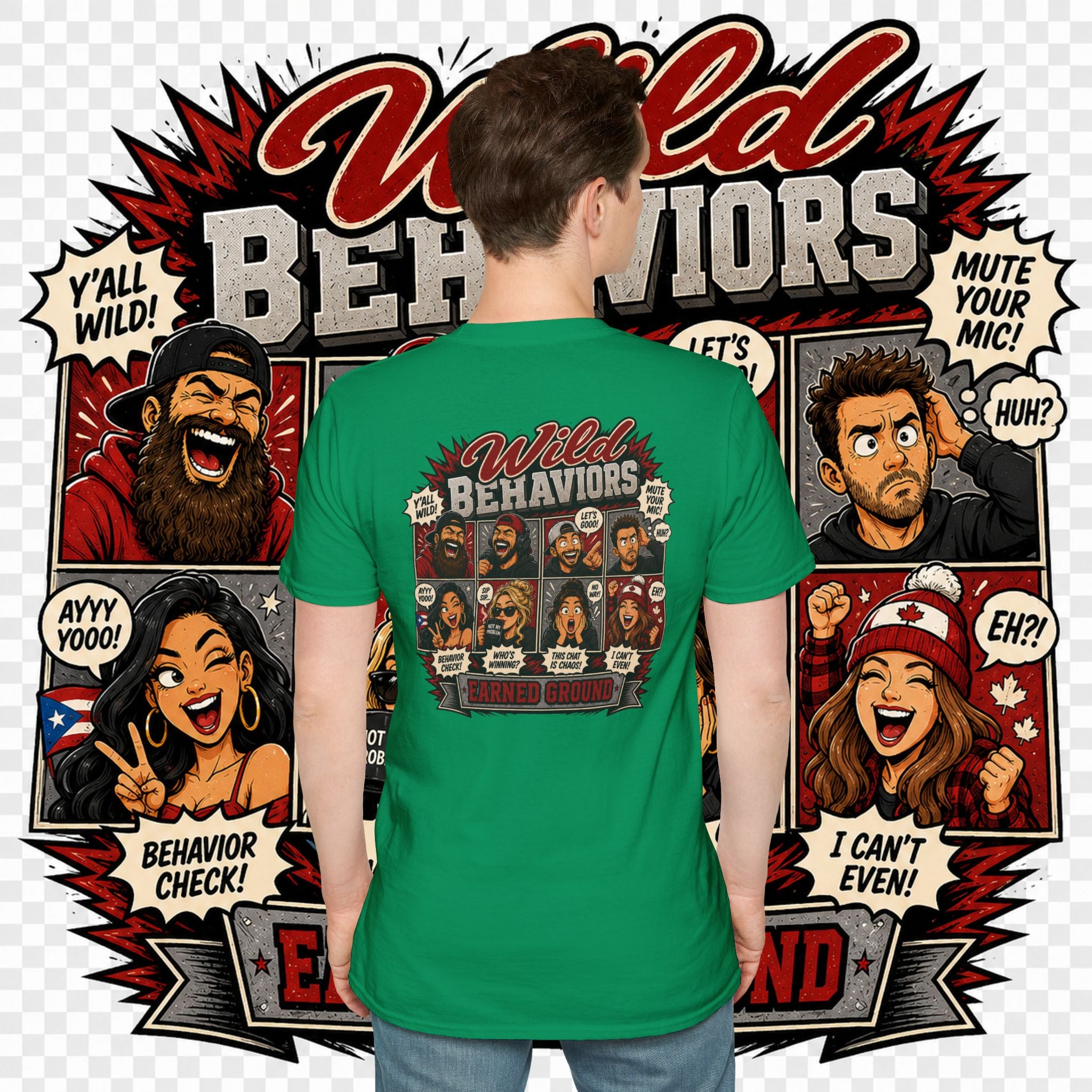 Earned Ground-- "Wild Behaviors" Tee