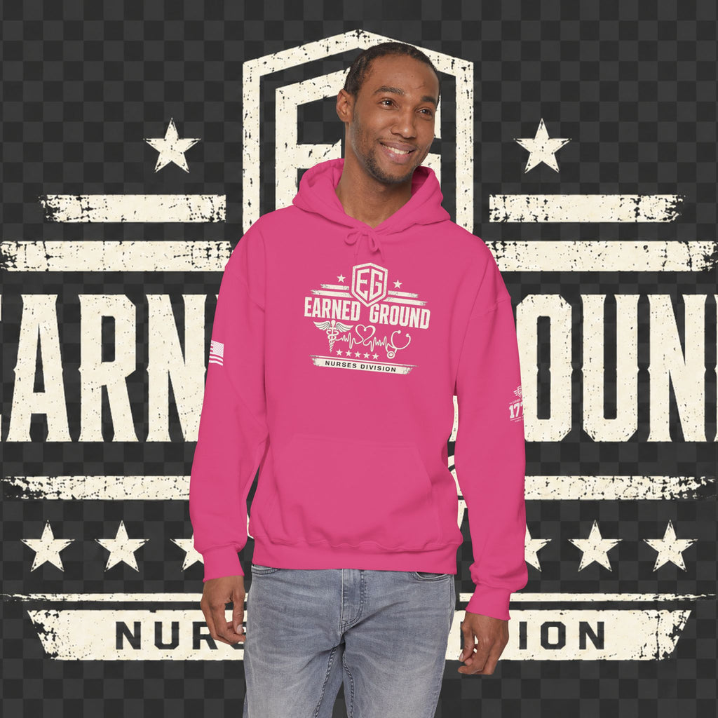 Earned Ground Nurses Division Hoodie — Nurse Tribute Pullover