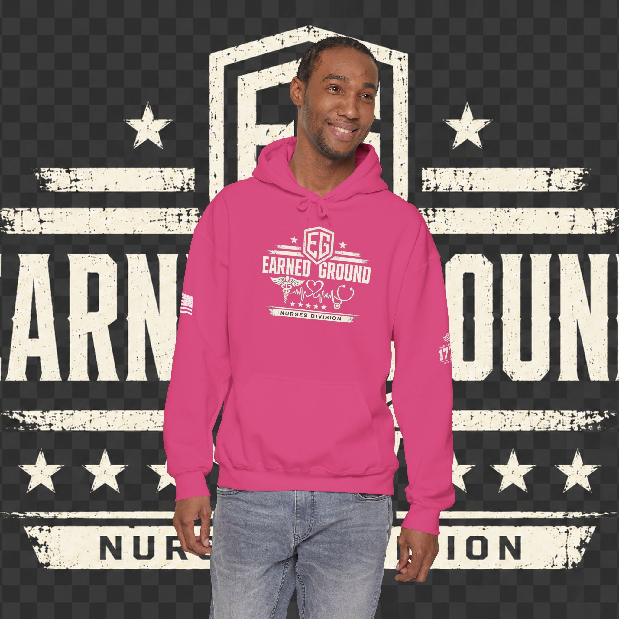 Earned Ground Nurses Division Hoodie — Nurse Tribute Pullover