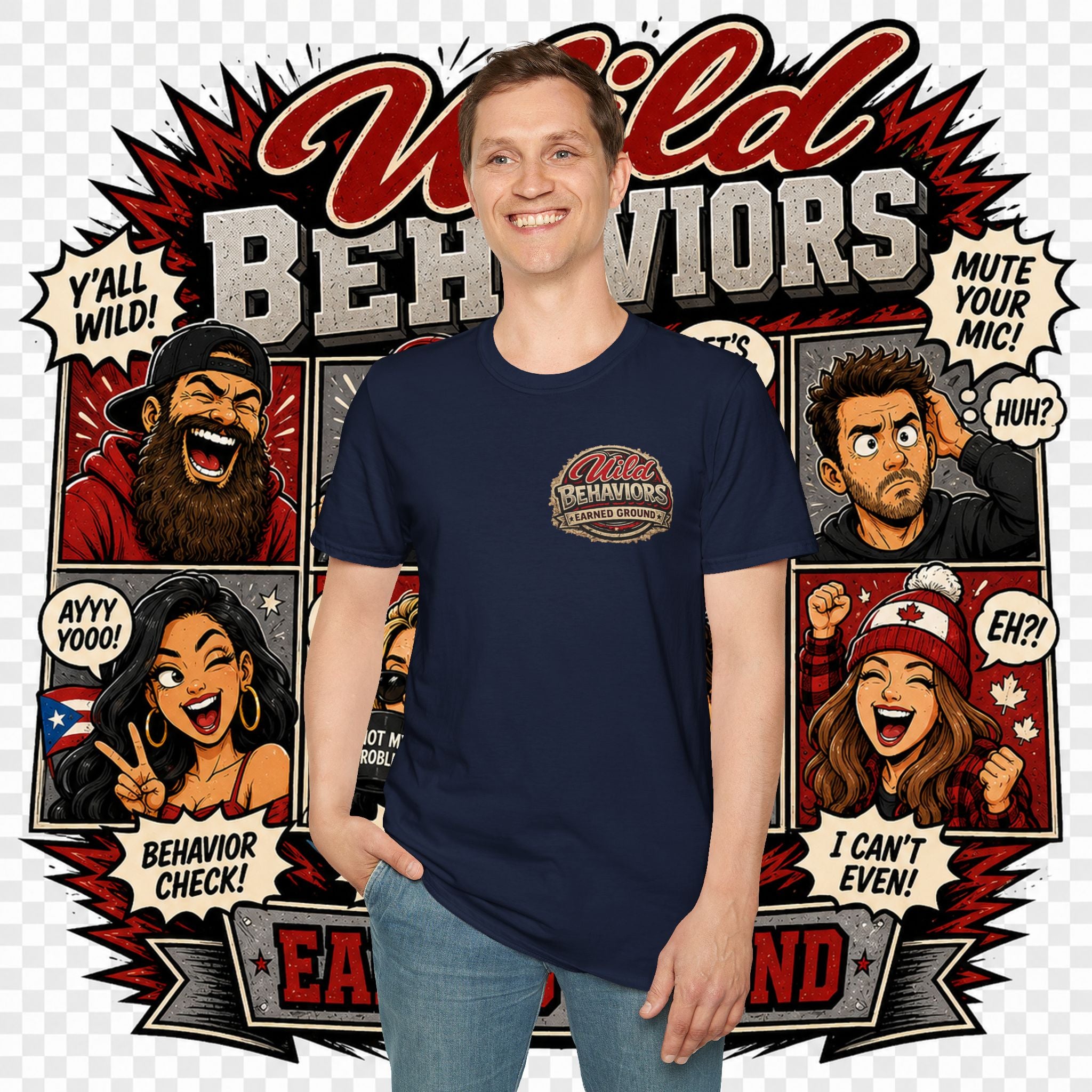 Earned Ground-- "Wild Behaviors" Tee