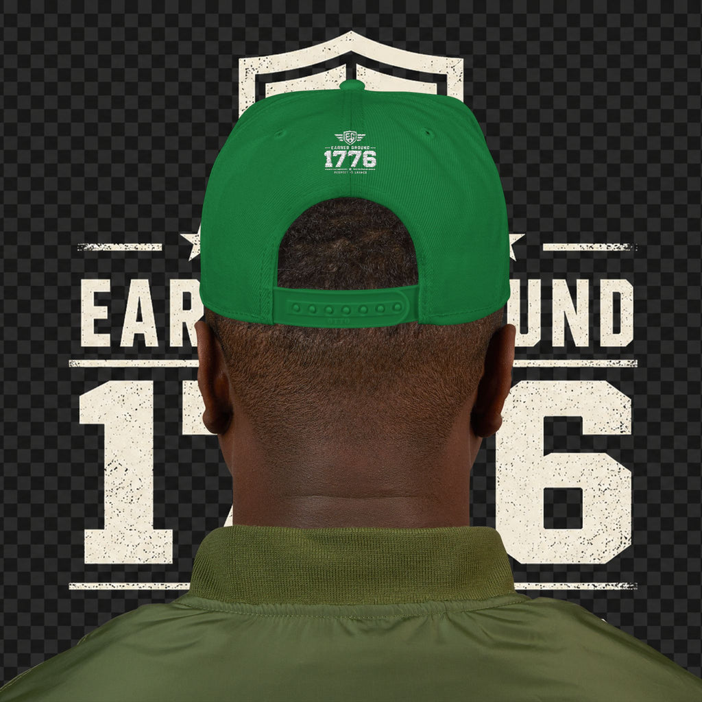 Earned Ground Embroidered Snapback Hat – Respect Is Earned Logo