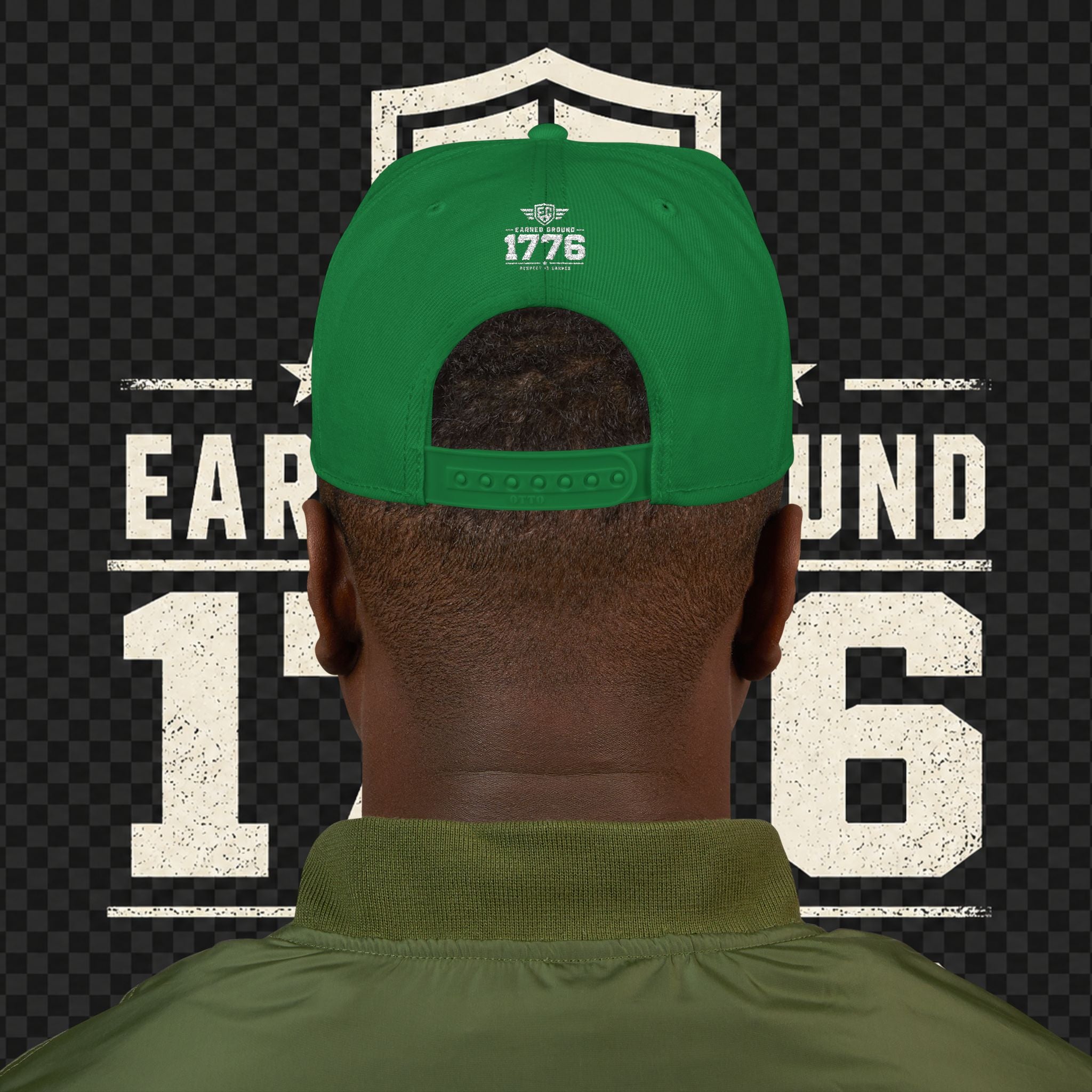 Earned Ground Embroidered Snapback Hat – Respect Is Earned Logo