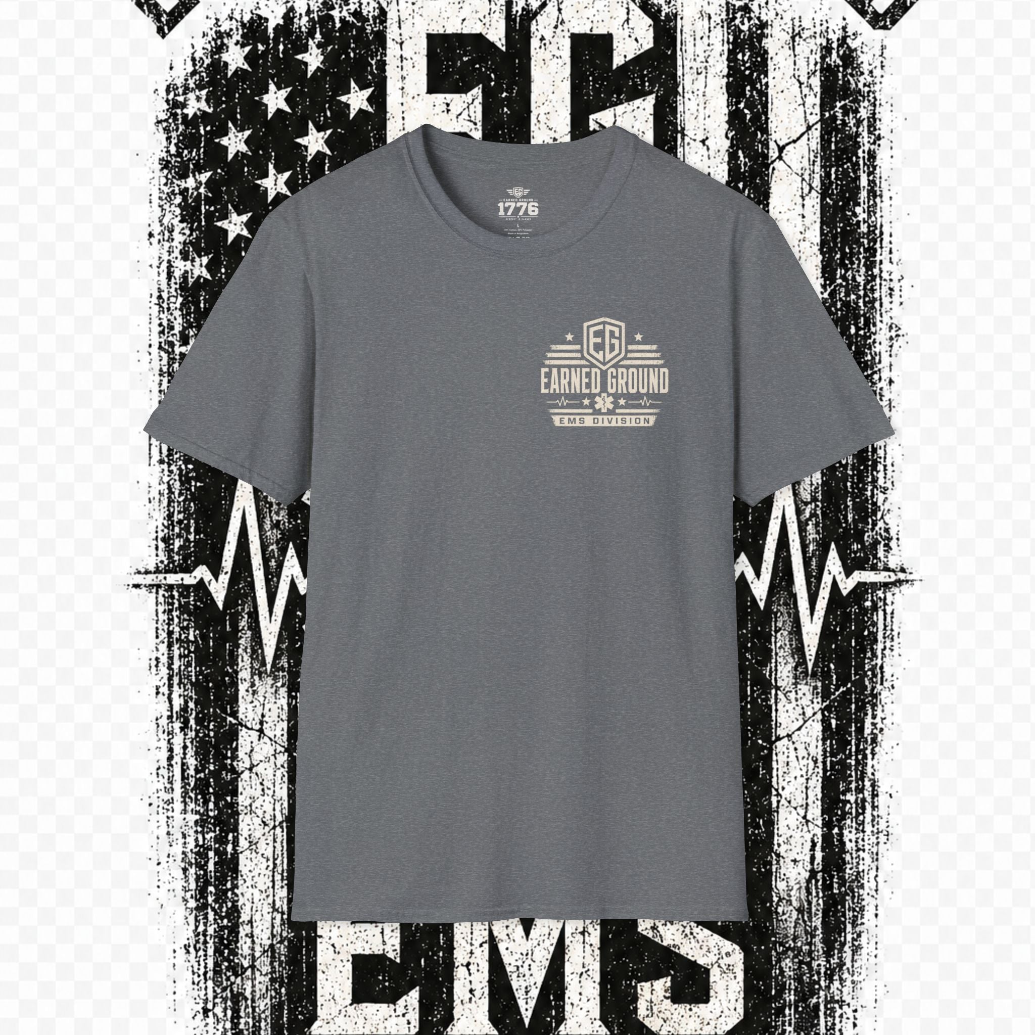 EARNED GROUND EMS DIVISON Heritage T-Shirt -