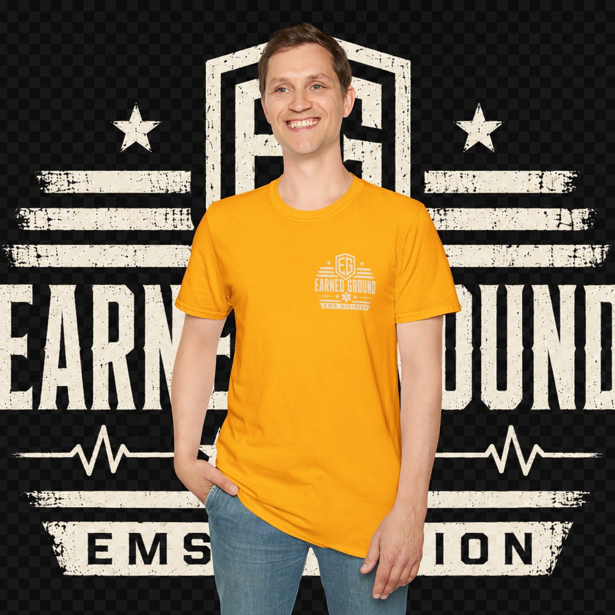 EARNED GROUND EMS DIVISON Heritage T-Shirt -