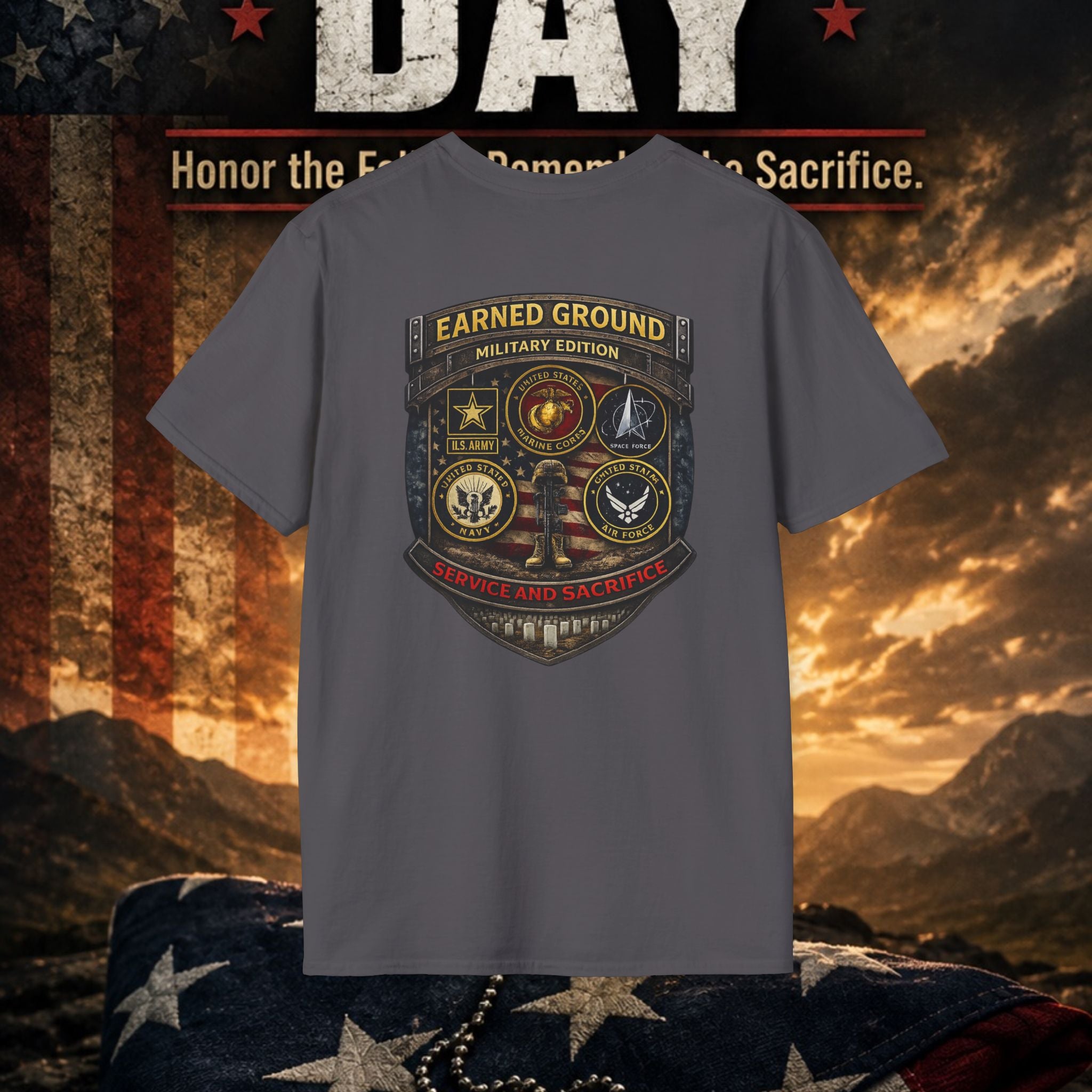 Earned Ground Military Divison — Honor Courage Sacrifice