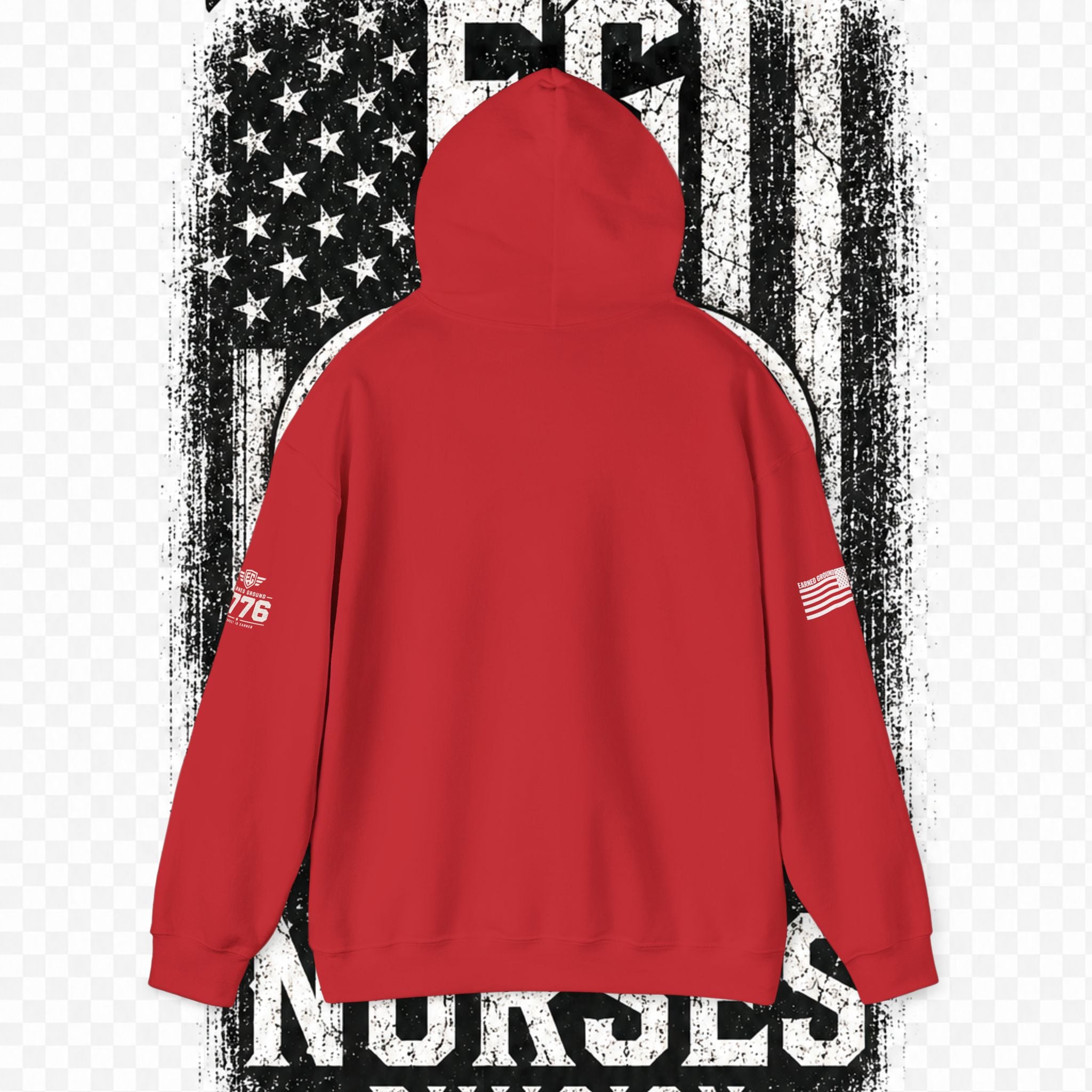 Earned Ground Nurses Division Hoodie — Nurse Tribute Pullover