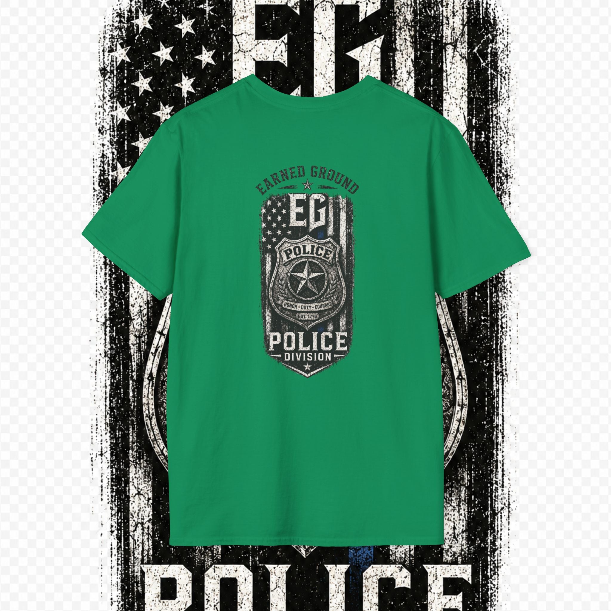 EARNED GROUND POLICE DIVISION--BACK THE BLUE