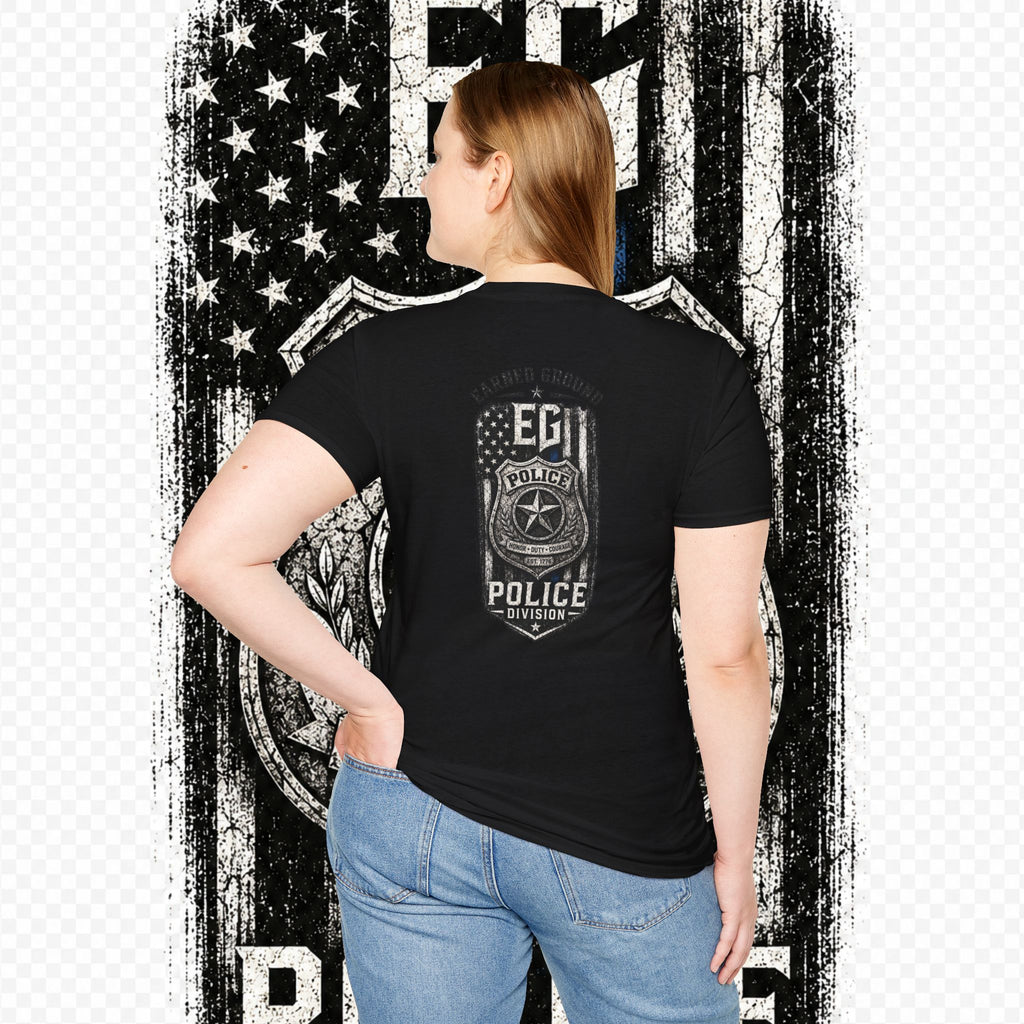 EARNED GROUND POLICE DIVISION--BACK THE BLUE