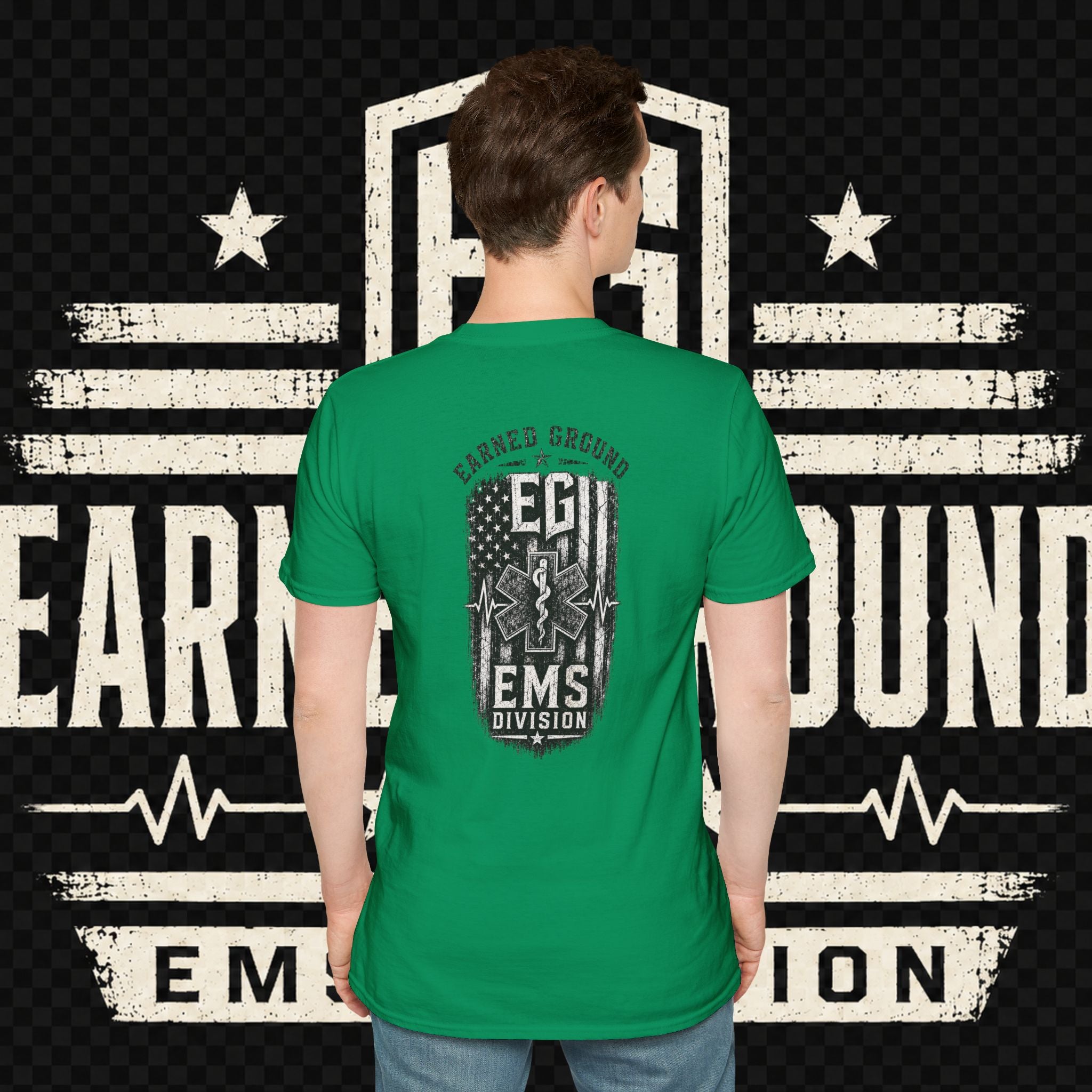 EARNED GROUND EMS DIVISON Heritage T-Shirt -