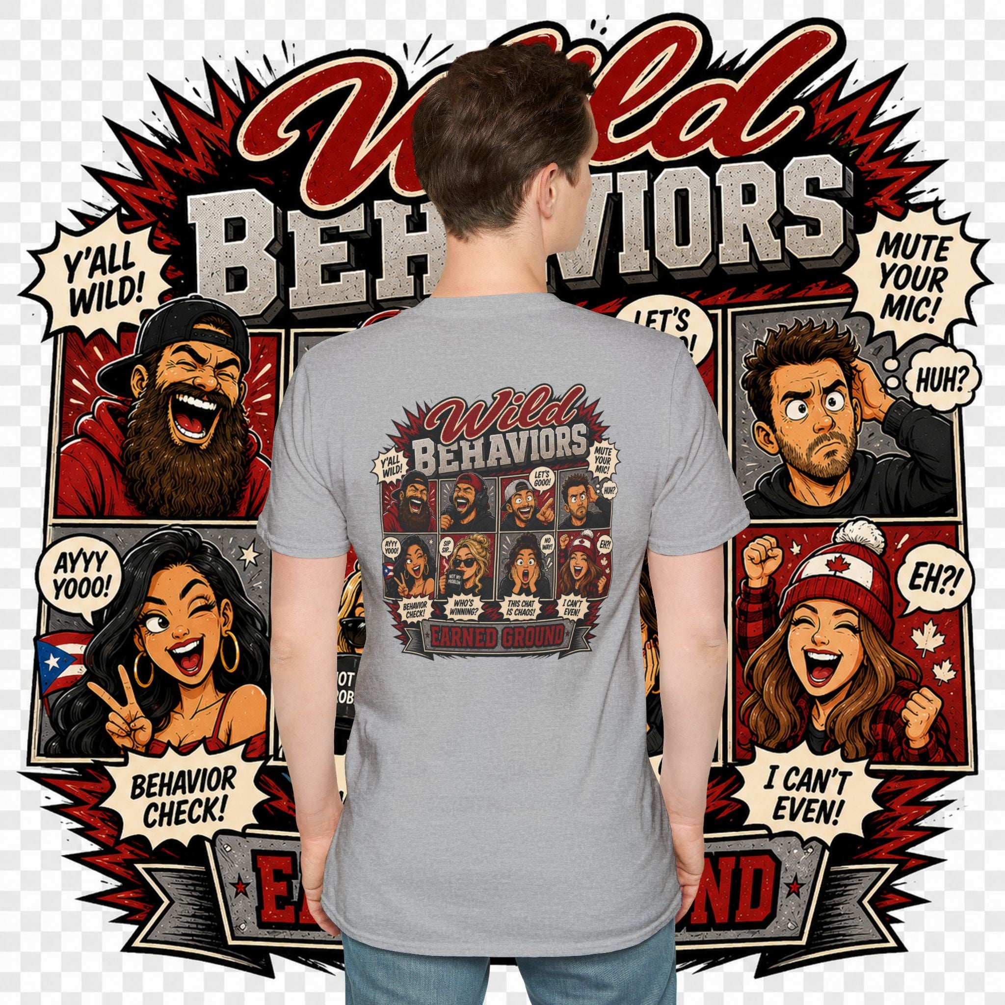 Earned Ground-- "Wild Behaviors" Tee