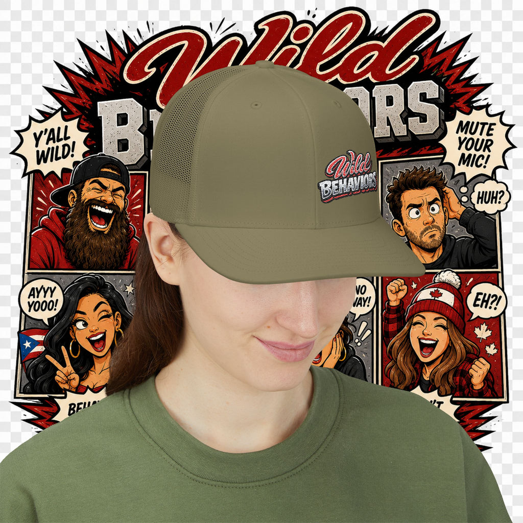 Earned Ground "Wild Behaviors" Richardson 112 – Retro Patch Trucker Hat