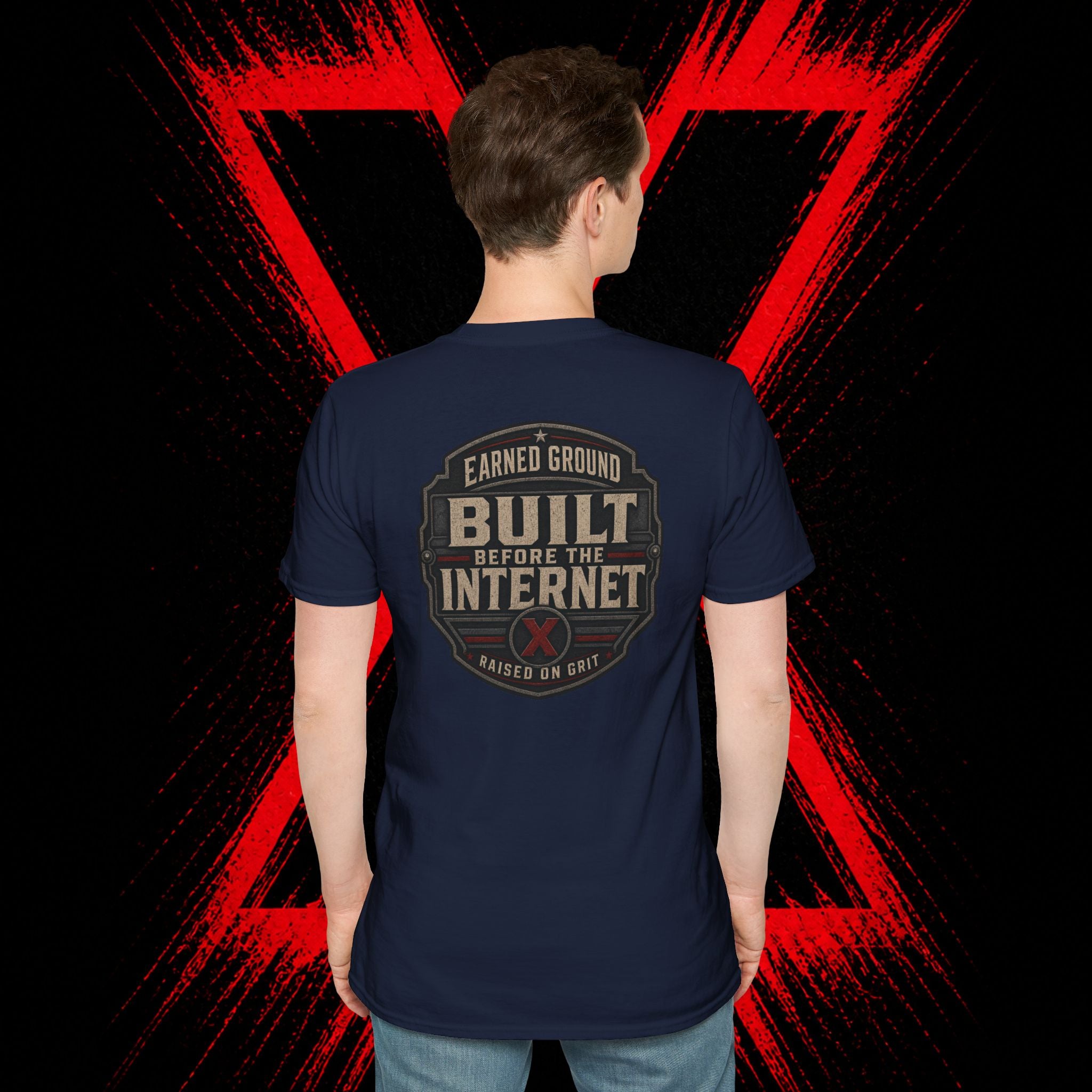 Earned Ground Gen X 1965–1980 Retro Vintage Tee— Gen X 1965–1980 Retro Vintage Tee