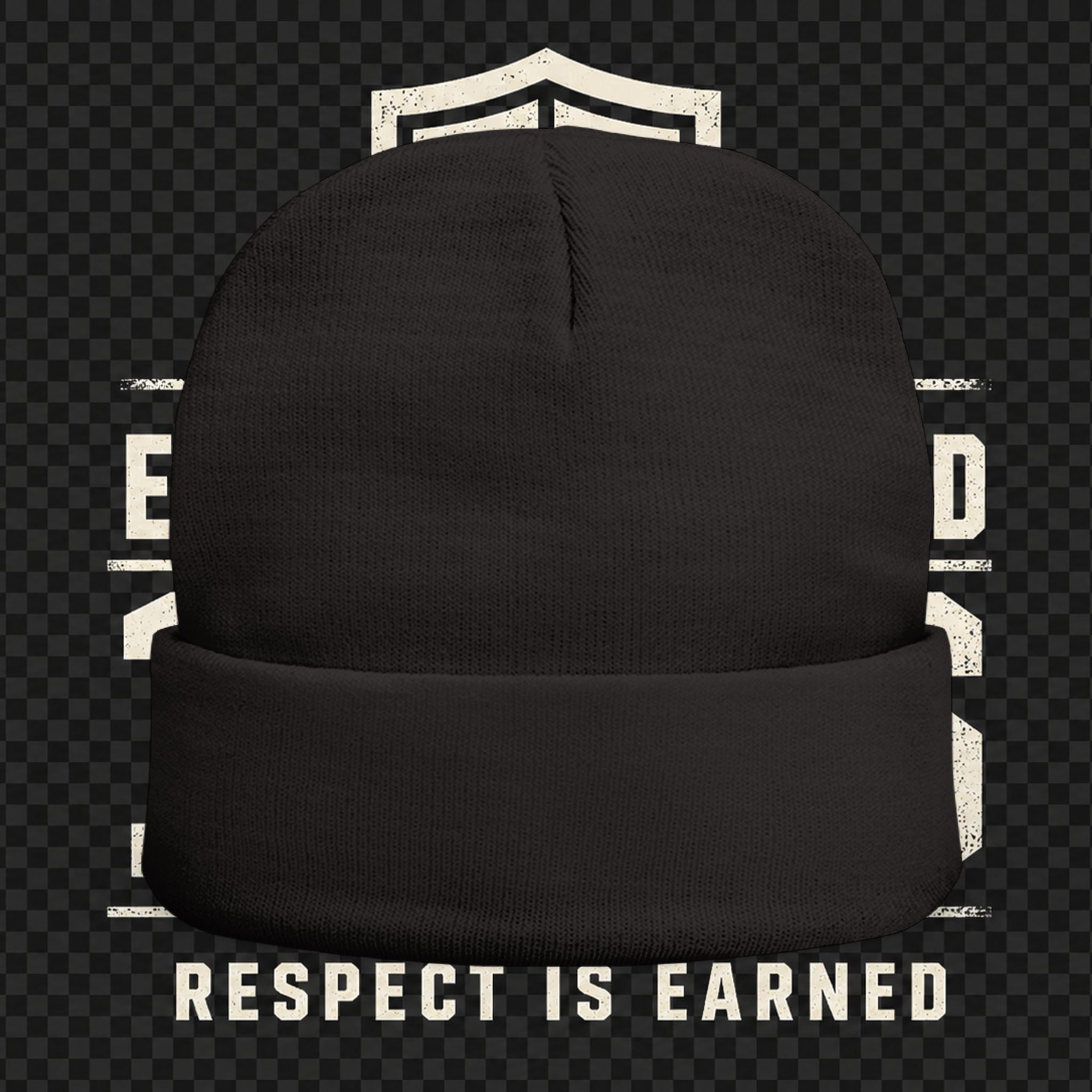 EARNED GROUND 1776 "Respect Is Earned" Embroidered Knit Beanie