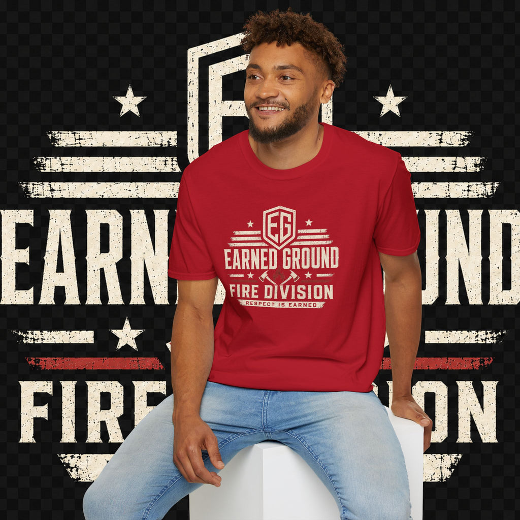 Earned Ground Fire Division T‑Shirt
