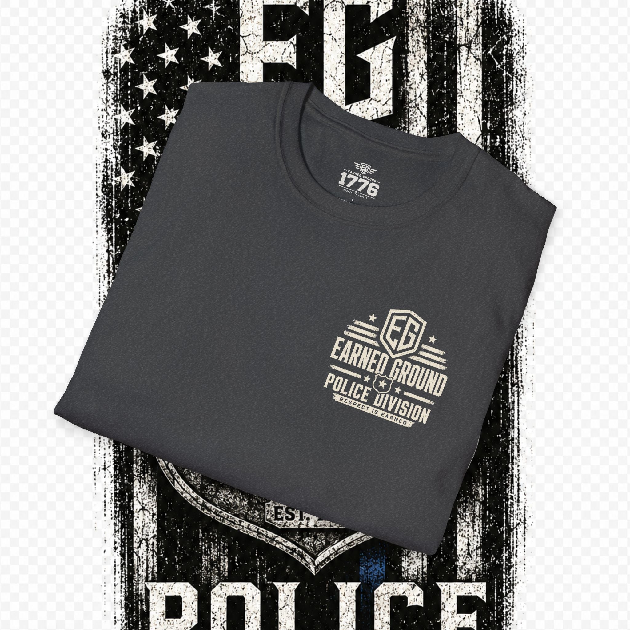 EARNED GROUND POLICE DIVISION--BACK THE BLUE