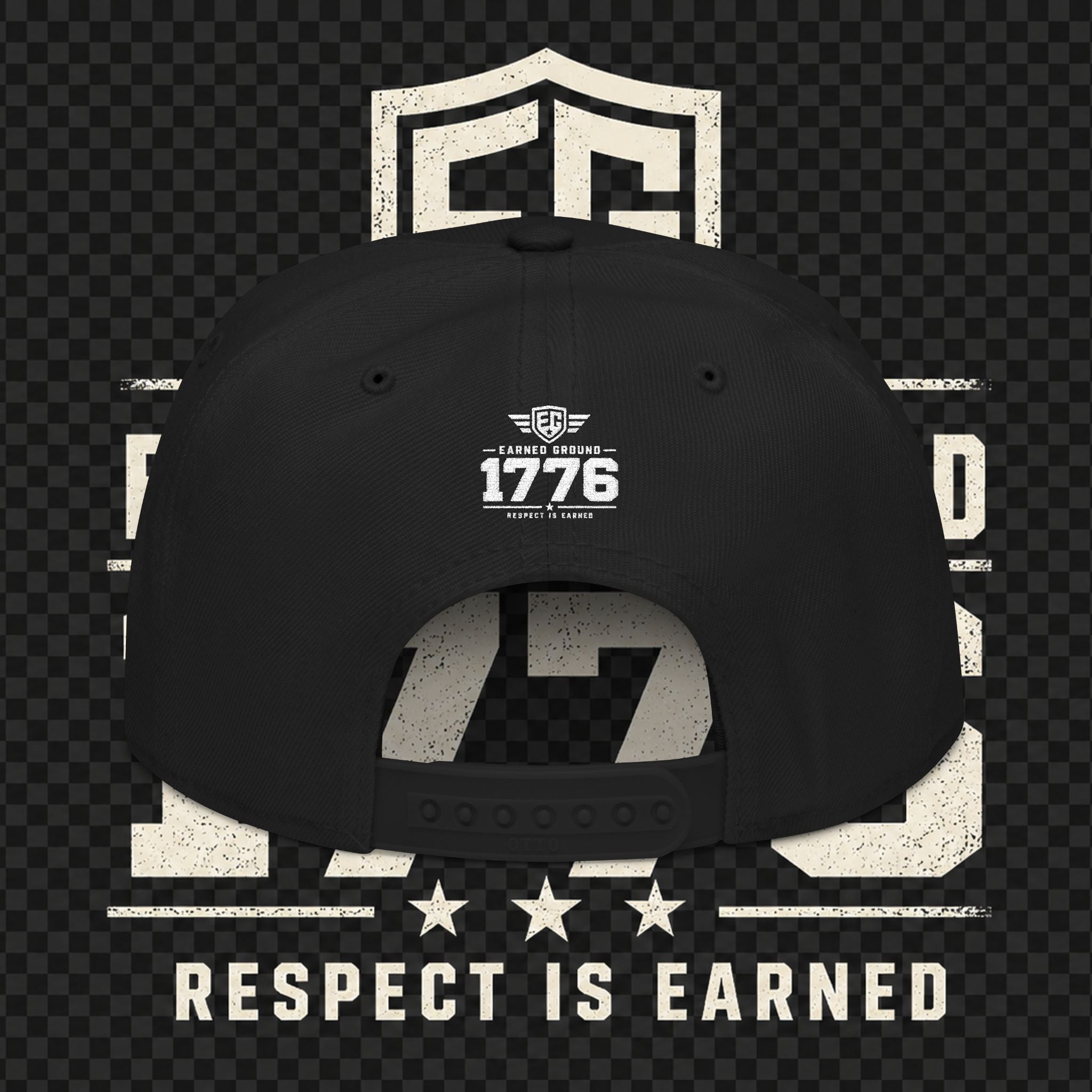 Earned Ground Embroidered Snapback Hat – Respect Is Earned Logo